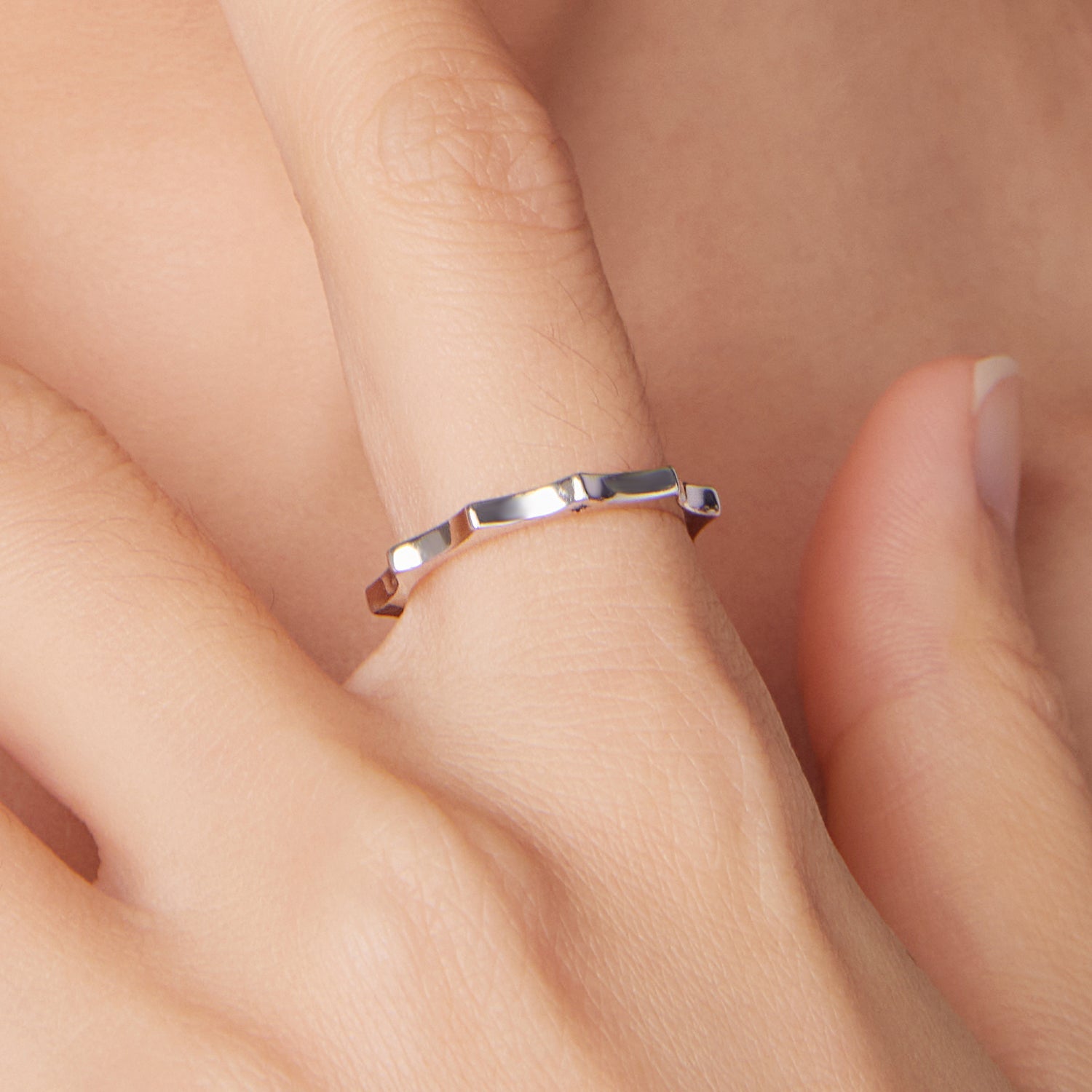 925 Sterling Silver Pavé Set CZ Ring Size 6.0 DestGlow