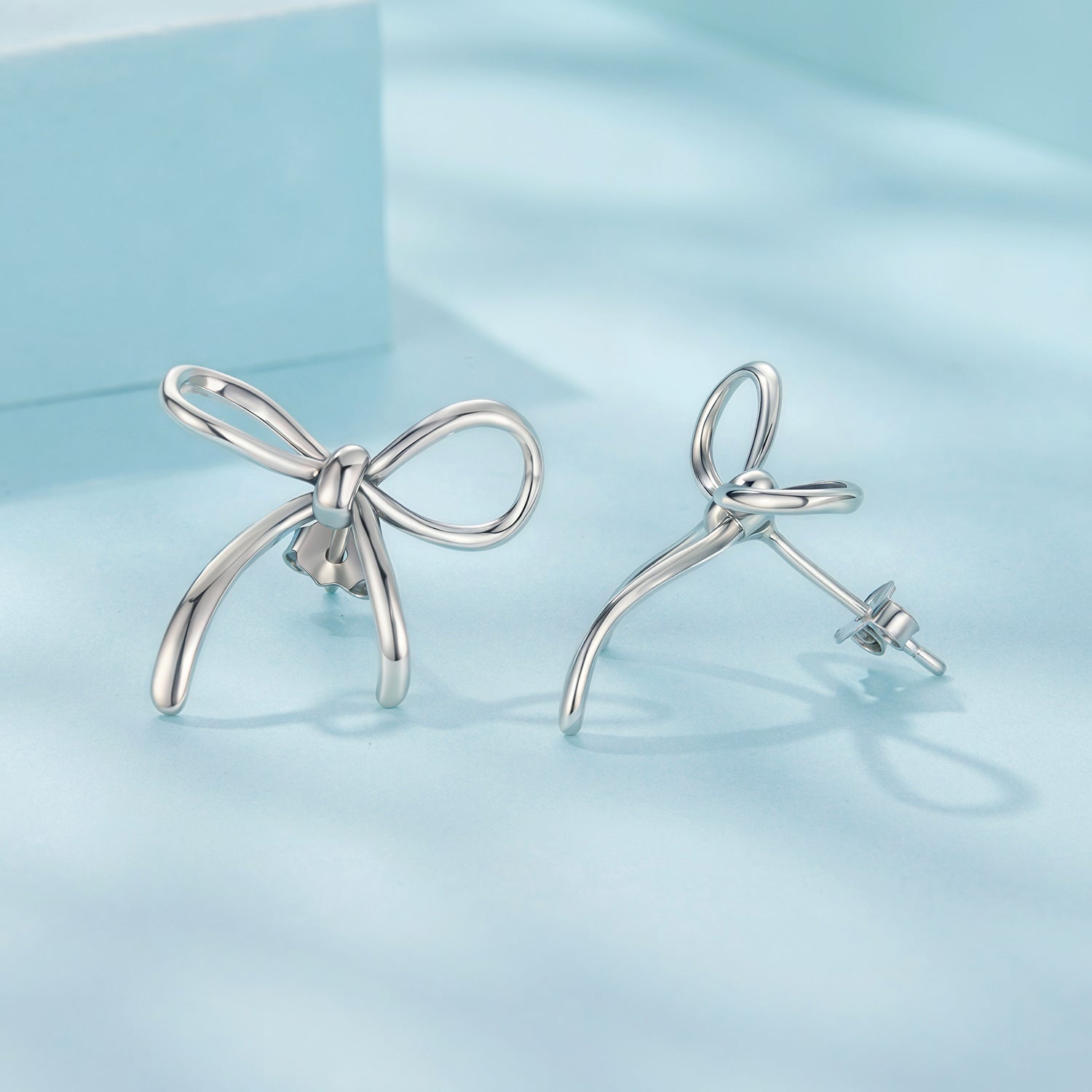 925 Sterling Silver Earrings in Oxidized Finish - Size 1.7*1.8cm for Women DestGlow