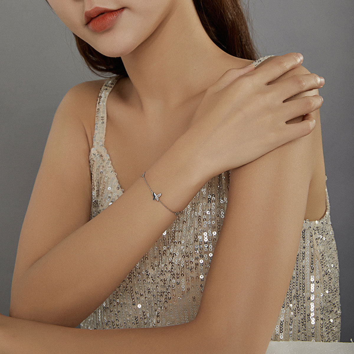 925 Sterling Silver Pavé Setting CZ Bracelet for Women DestGlow