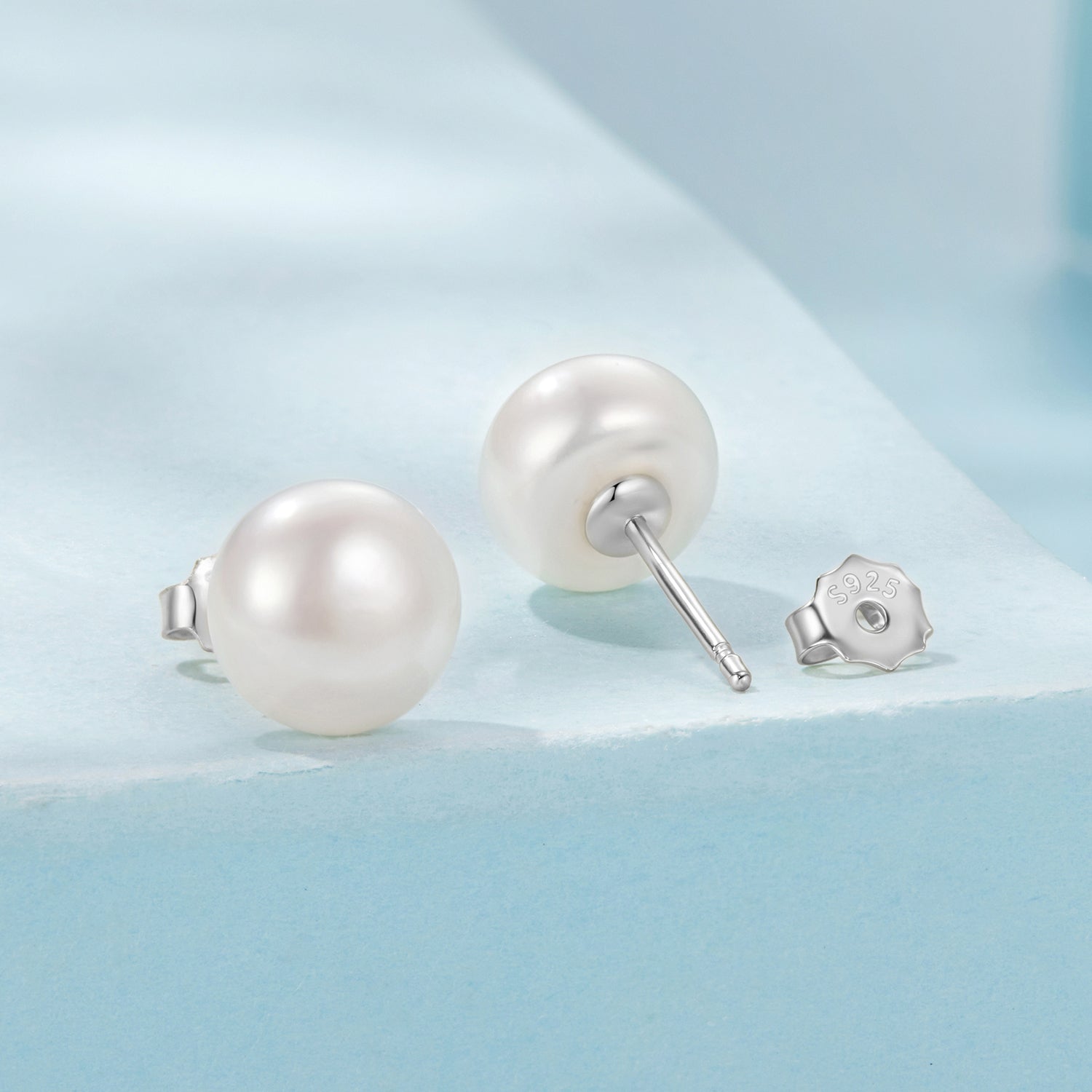 925 Sterling Silver Freshwater Pearl Earrings for Women DestGlow