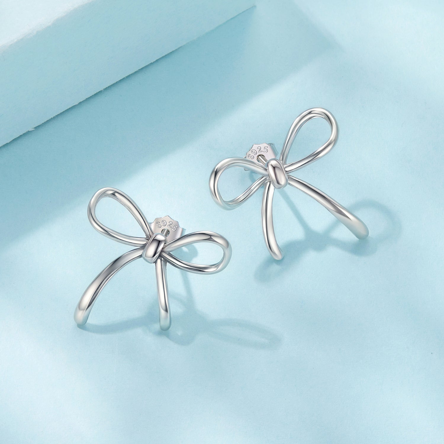 925 Sterling Silver Earrings in Oxidized Finish - Size 1.7*1.8cm for Women DestGlow