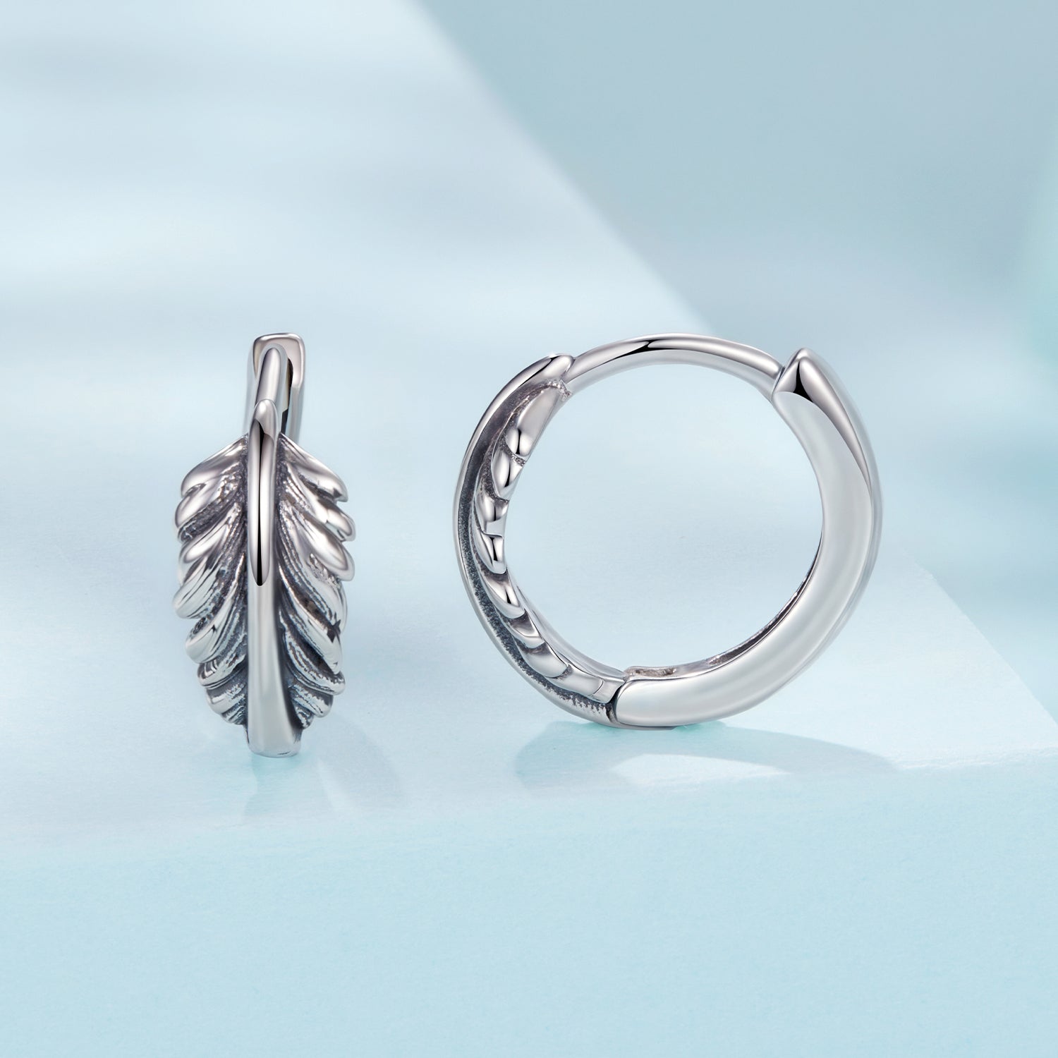 925 Sterling Silver Earrings with Oxidized Silver for Women DestGlow