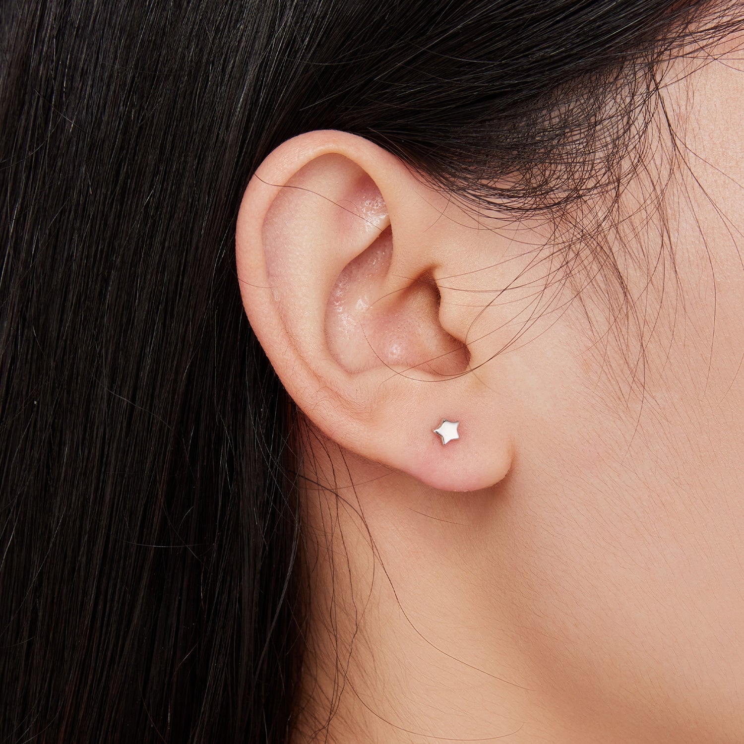 S925 Sterling Silver Earrings with Plated Platinum Finish for Women DestGlow