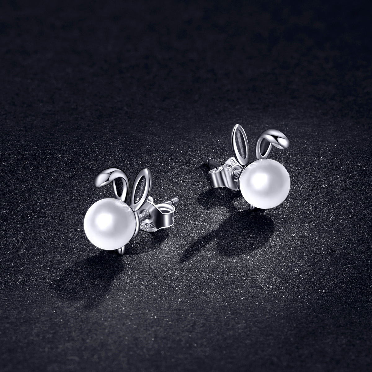 925 Sterling Silver Earrings with Quality Shell Pearl DestGlow