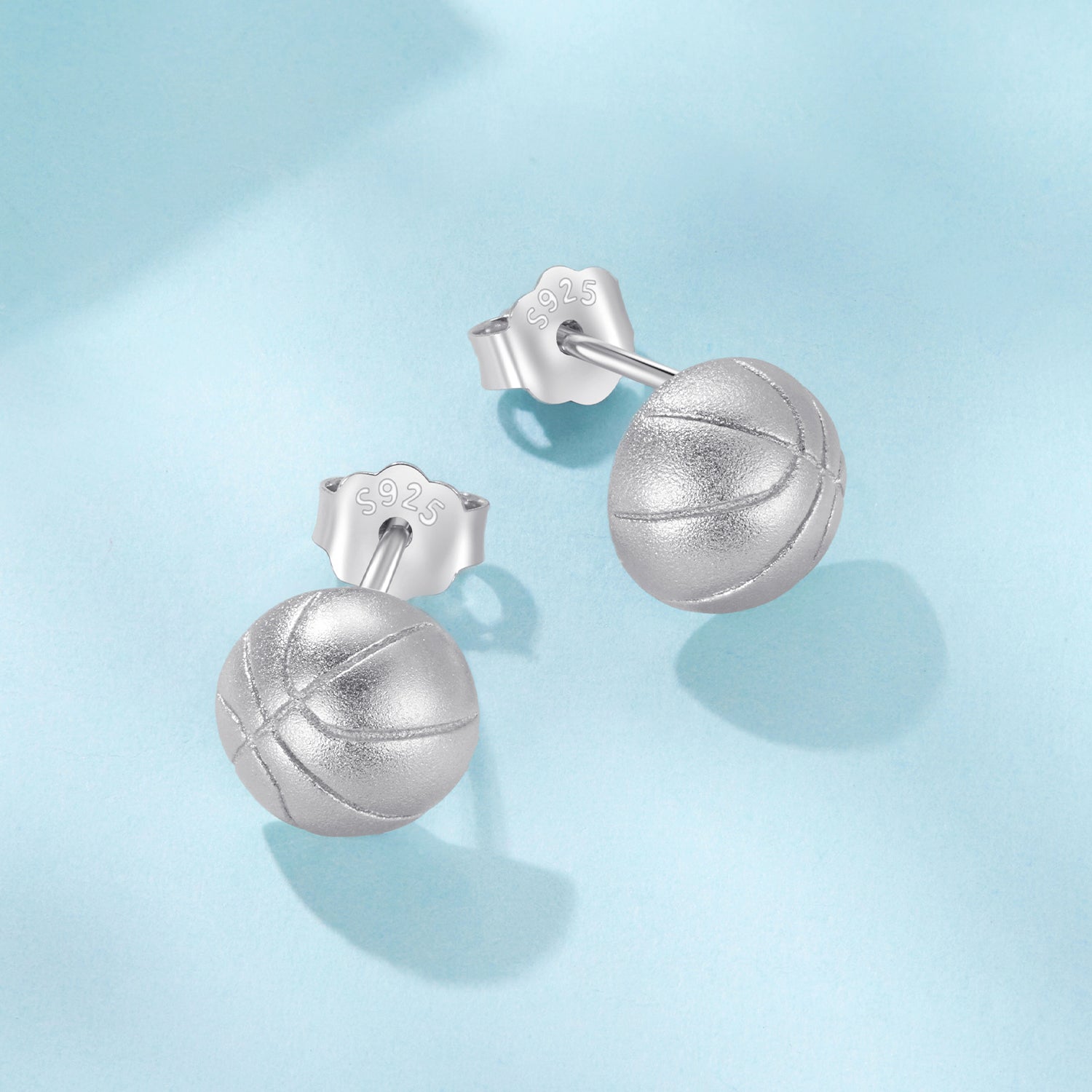 925 Sterling Silver Plated White Gold Earrings DestGlow
