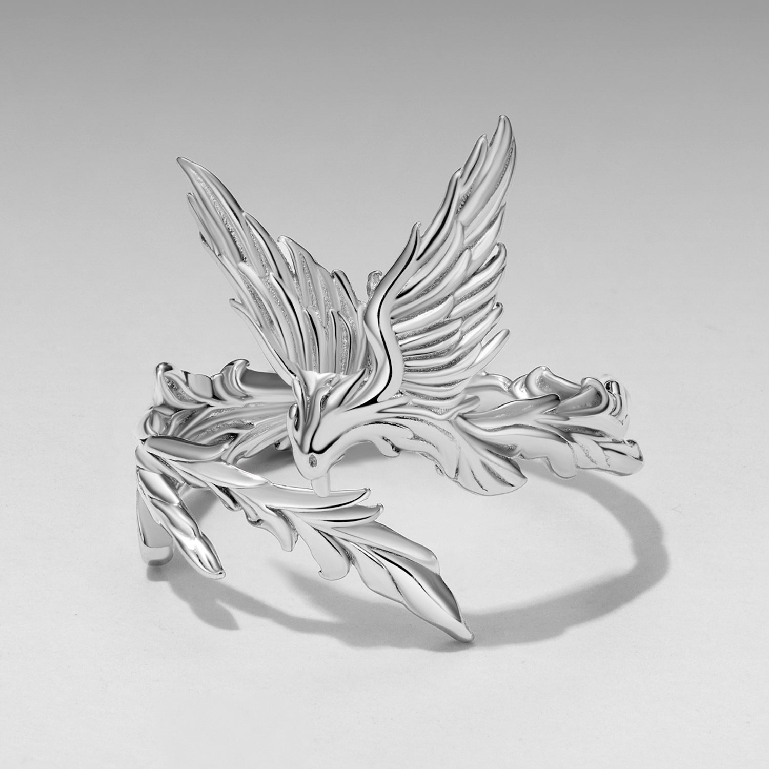 925 Sterling Silver White Gold Plated Rings DestGlow