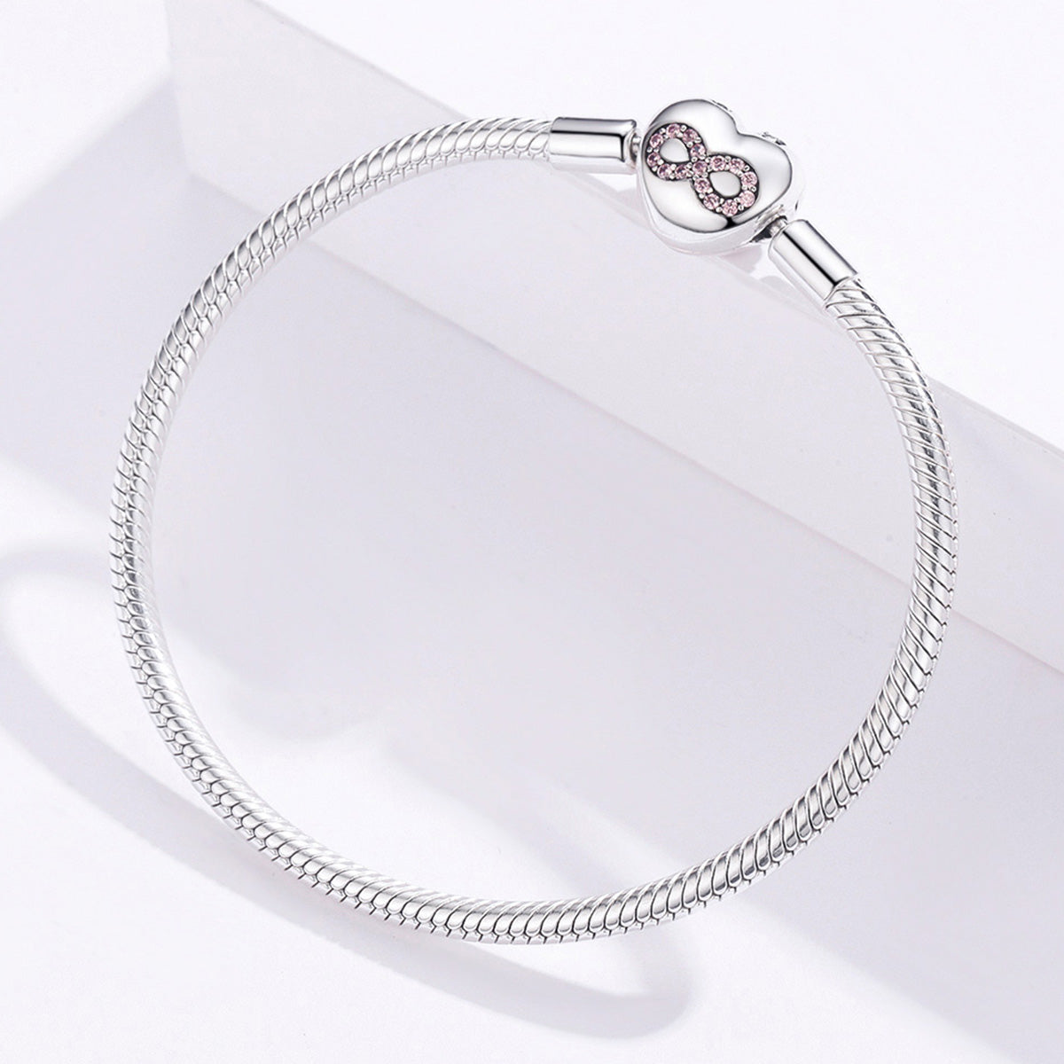 925 Sterling Silver Bracelet 17.0cm for Women DestGlow
