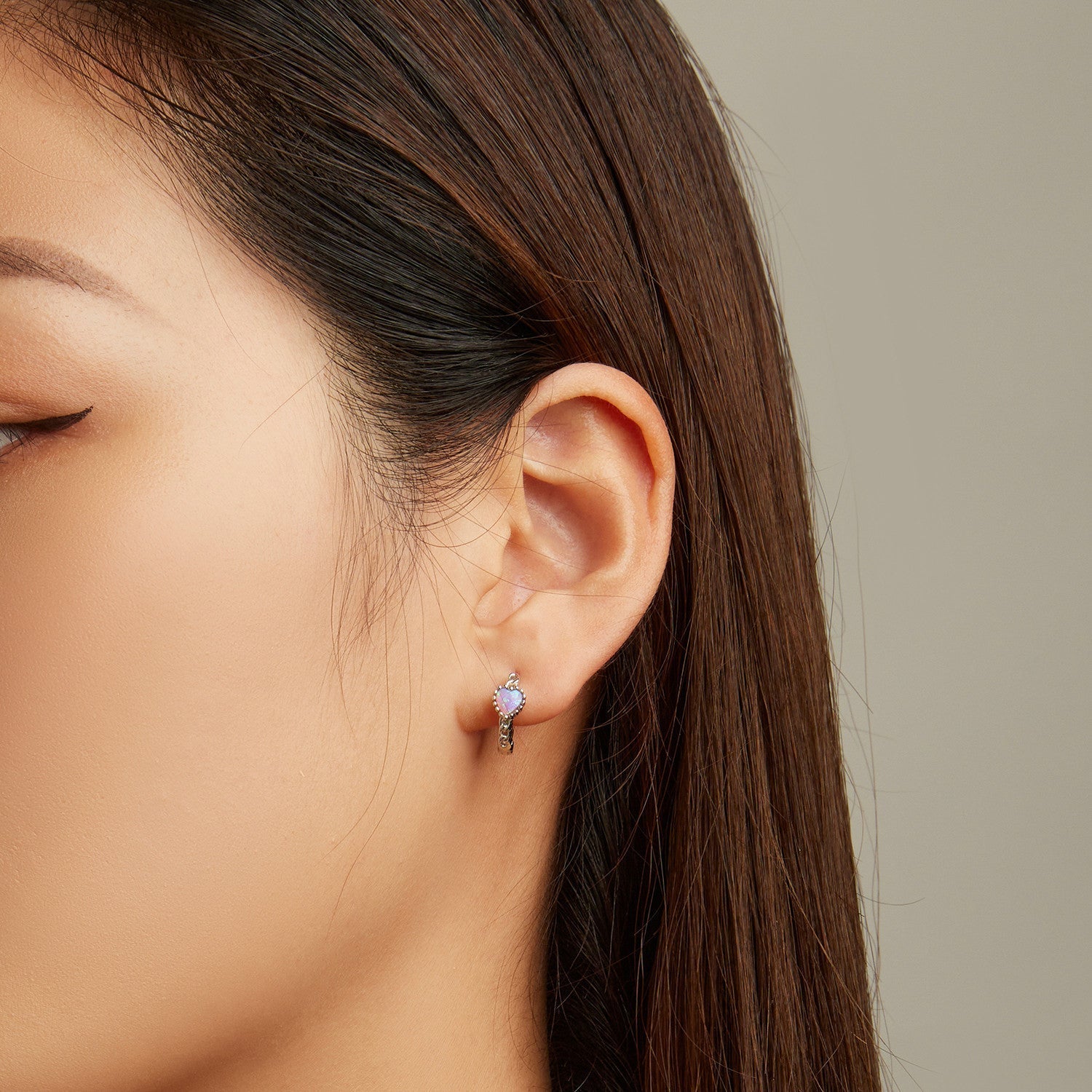 925 Sterling Silver Translucent Opal Earrings for Women DestGlow