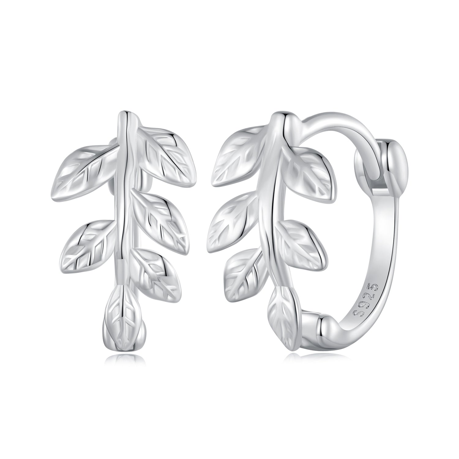 S925 Sterling Silver Earrings for Women 12x7mm DestGlow