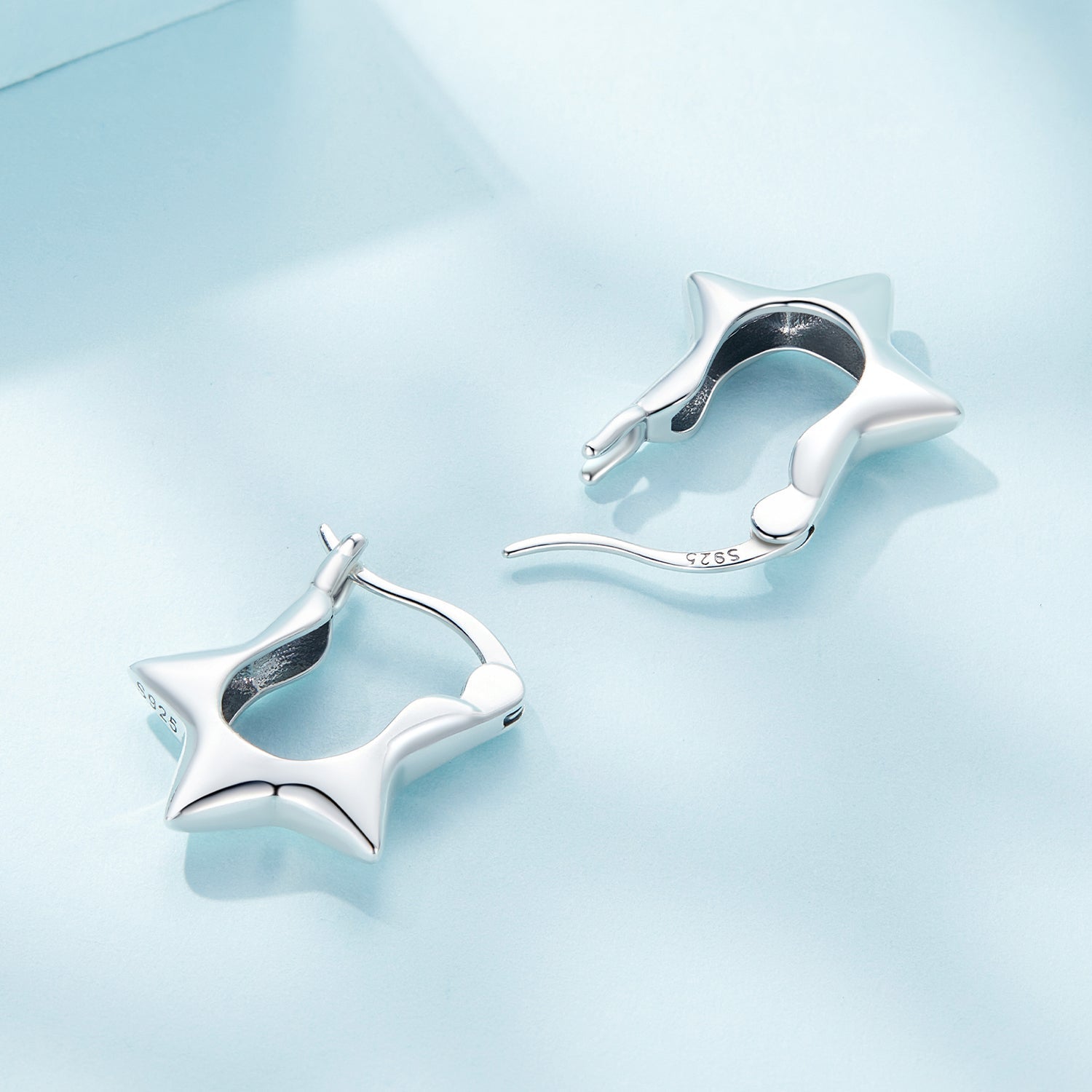 S925 Sterling Silver Earrings for Women - Oxidized Silver, 17x4mm DestGlow