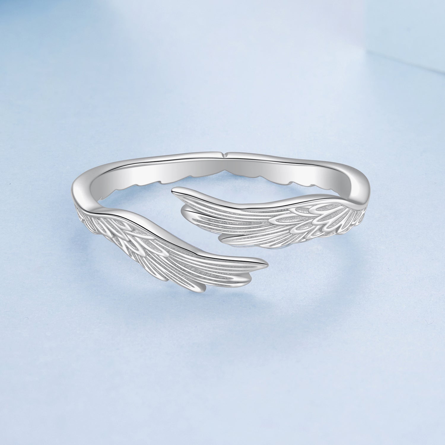 925 Sterling Silver White Gold Plated 0.2cm Ring for Women DestGlow