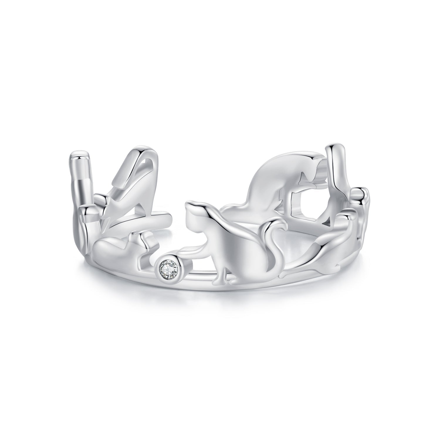 925 Sterling Silver Pavé Setting CZ Ring - Width 1.5-6.5mm for Women DestGlow