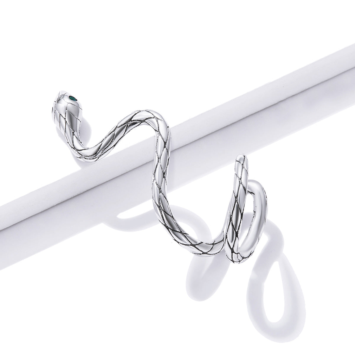 925 Sterling Silver Oxidized 2.5x1.9 cm Pavé Setting CZ Earrings for Women DestGlow