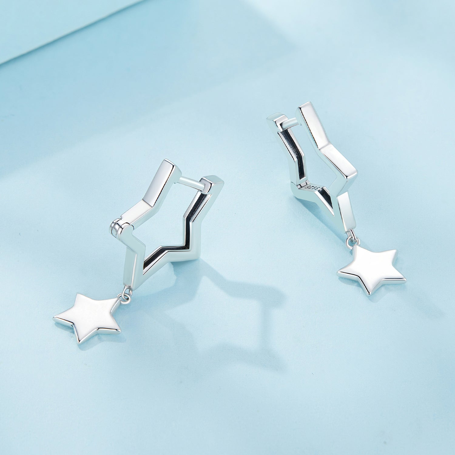 925 Sterling Silver Earrings 25*8mm for Women DestGlow