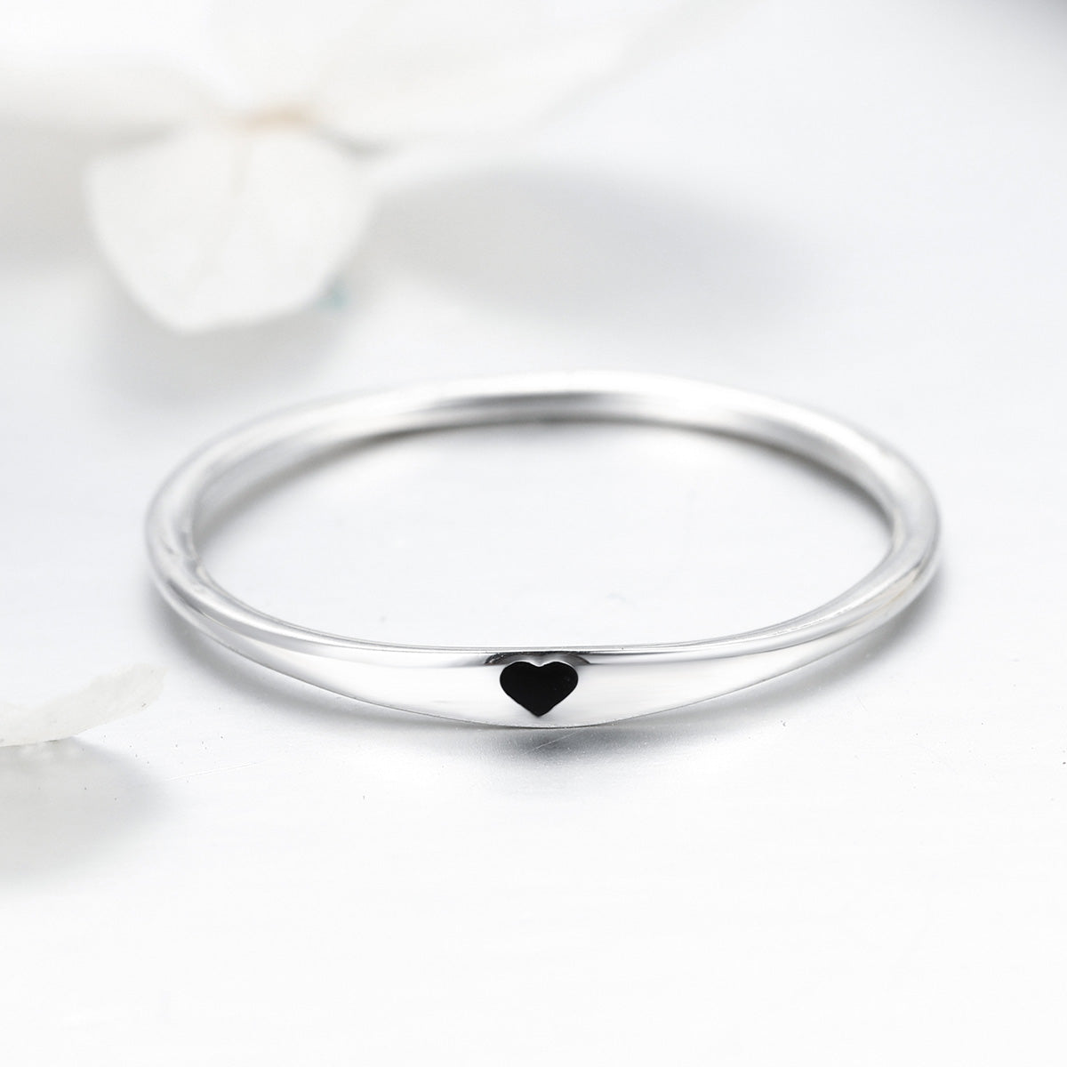 925 Sterling Silver Ring - Size 5.0, 2mm Width, S925 for Women DestGlow