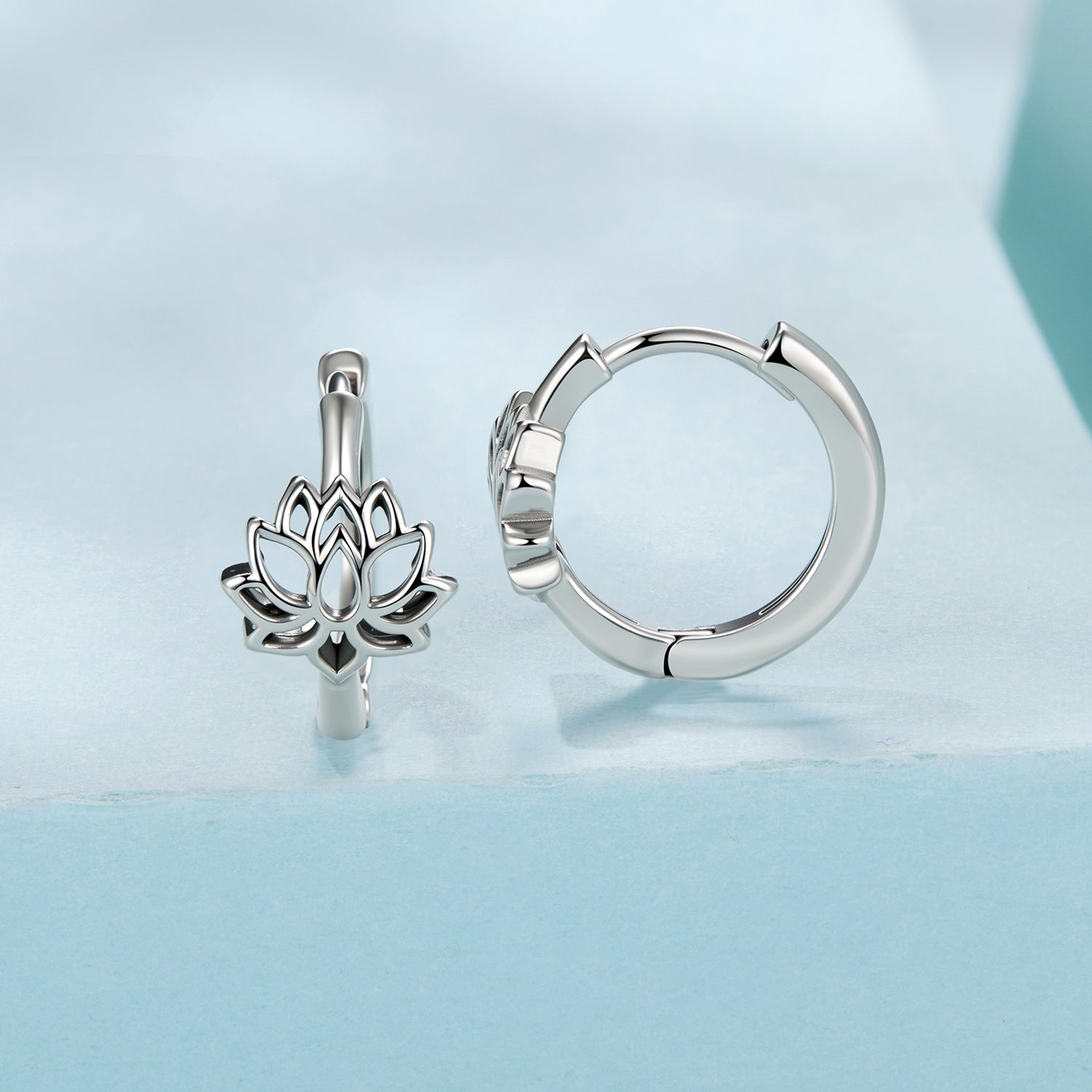 925 Sterling Silver Oxidized Silver Earrings 1.3x0.8cm for Women DestGlow