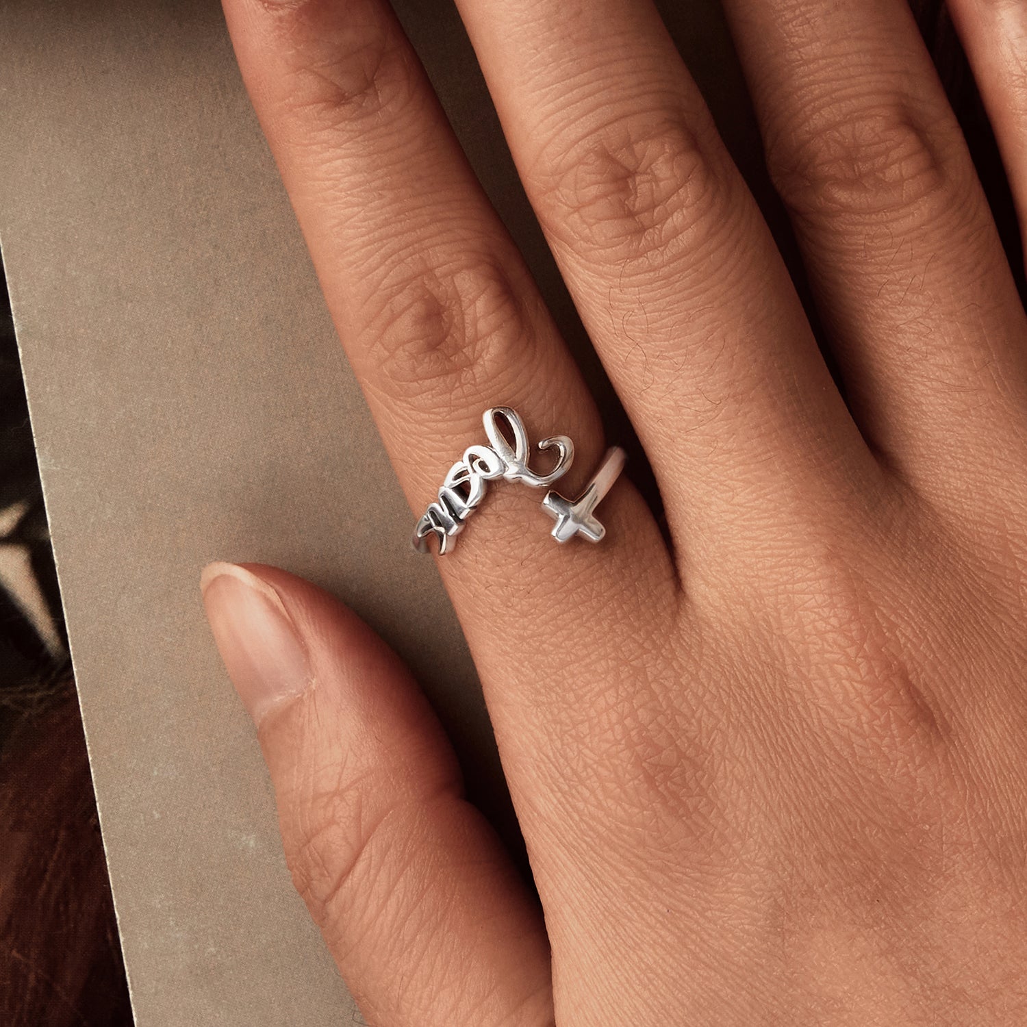 925 Sterling Silver Oxidized Silver Ring for Women DestGlow