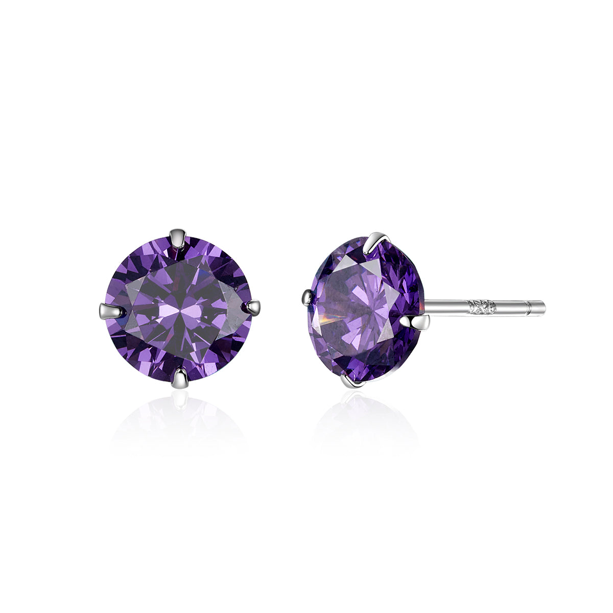 925 Sterling Silver Earrings with Pavé Setting CZ DestGlow