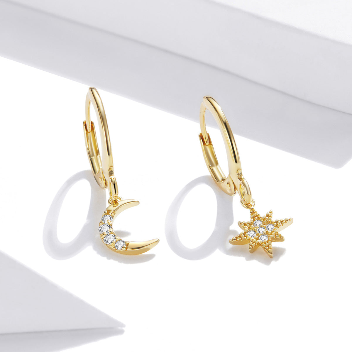 925 Sterling Silver Earrings with Pavé Setting CZ for Women DestGlow