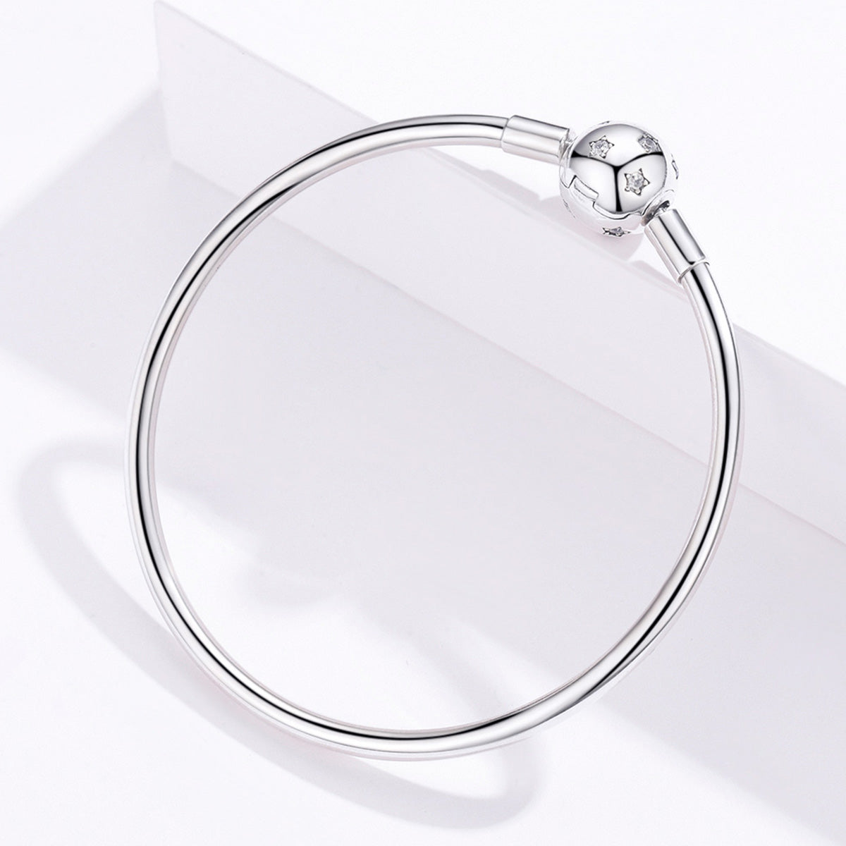 925 Sterling Silver Adjustable Bracelet Style Nan Size 17cm for Men DestGlow