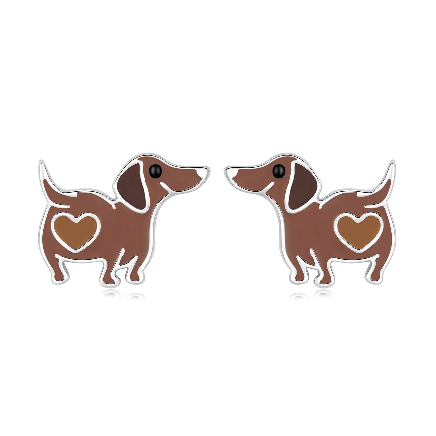 925 Sterling Silver Enamel Oxidized Earrings for Women DestGlow
