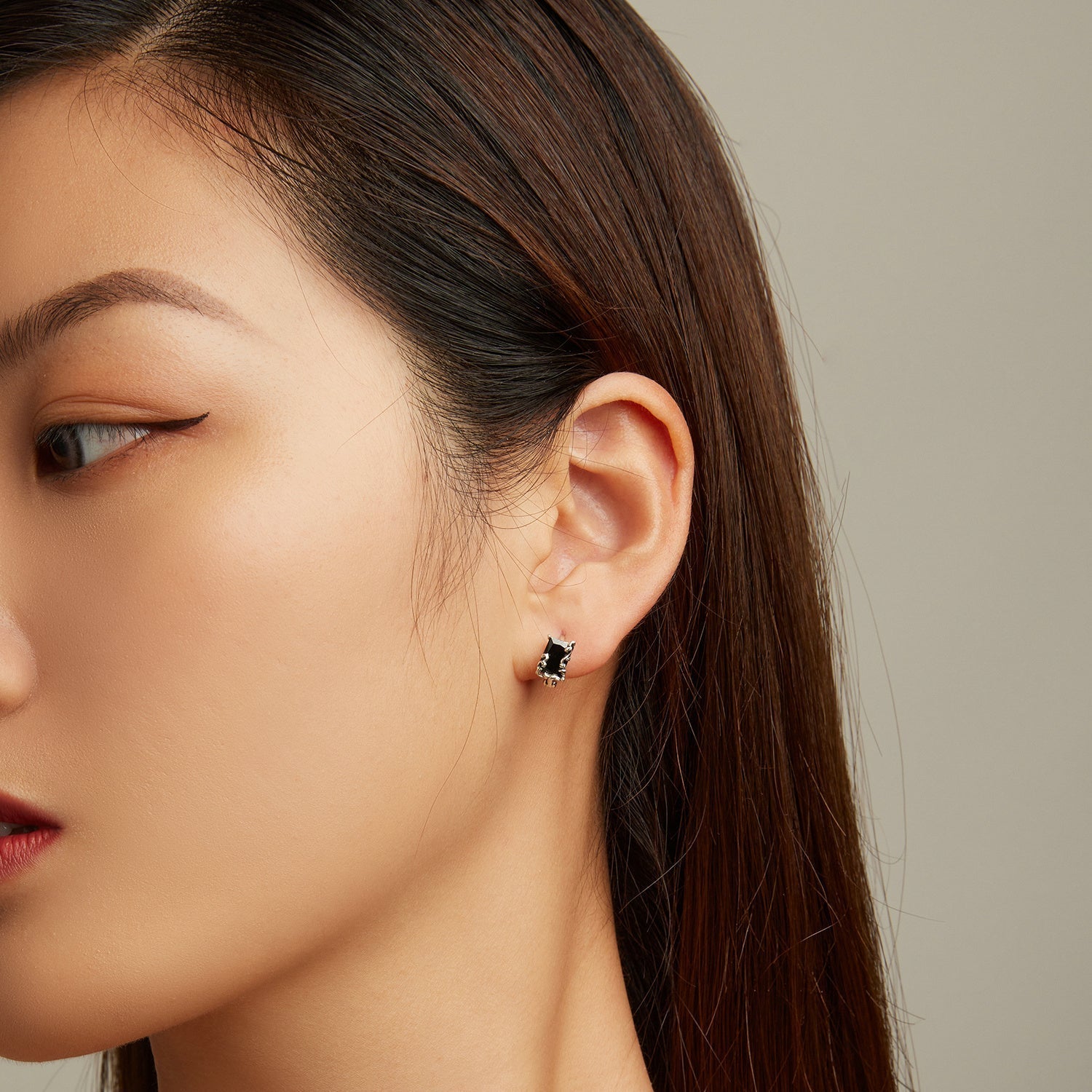 925 Sterling Silver Earrings with CZ and Oxidized Finish for Women DestGlow