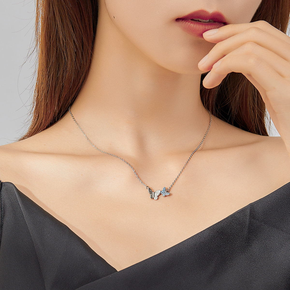 925 Sterling Silver 45cm Necklace for Women DestGlow