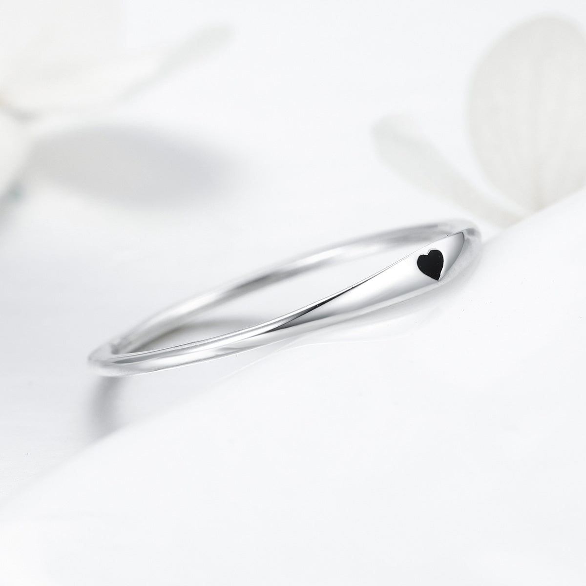 925 Sterling Silver Ring - Size 5.0, 2mm Width, S925 for Women DestGlow