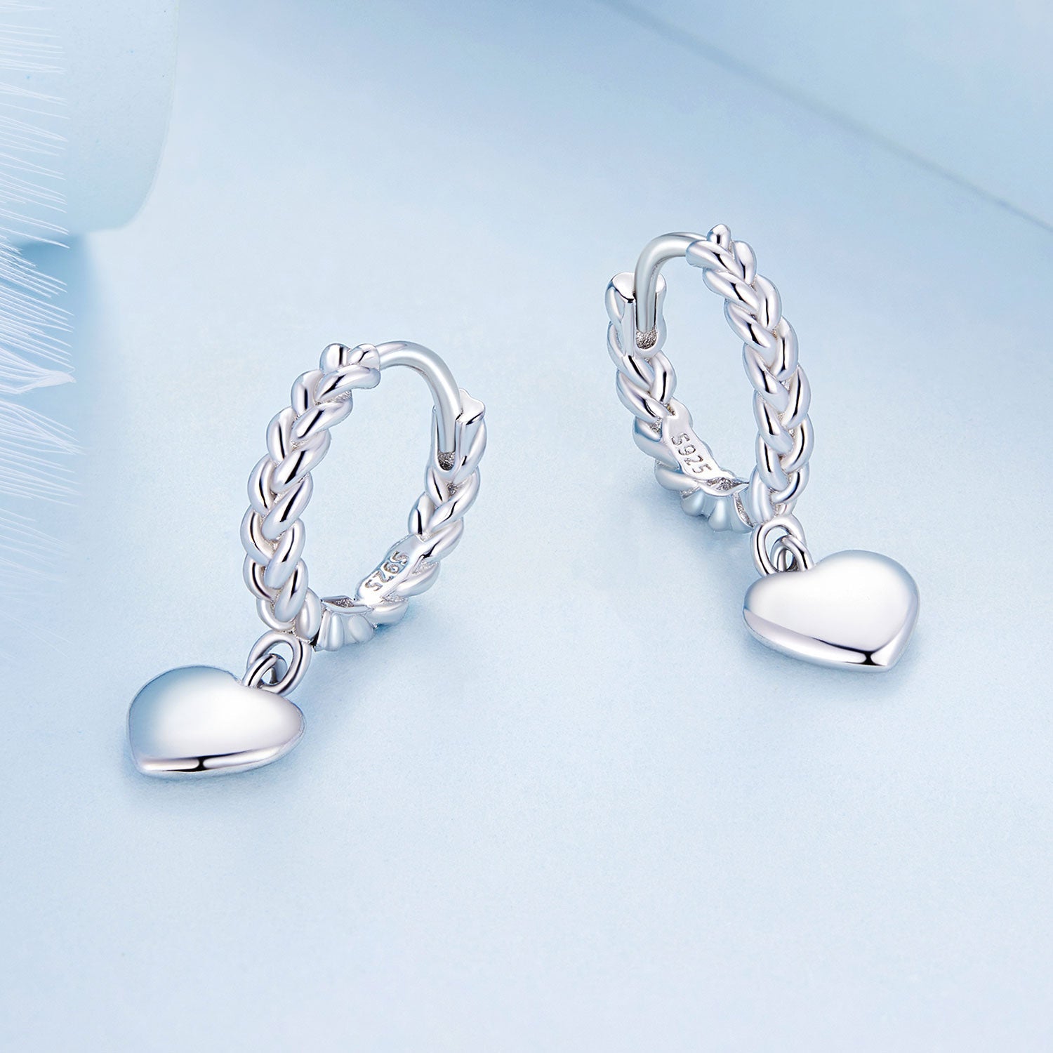 S925 Sterling Silver Earrings for Women with Platinum Plating DestGlow