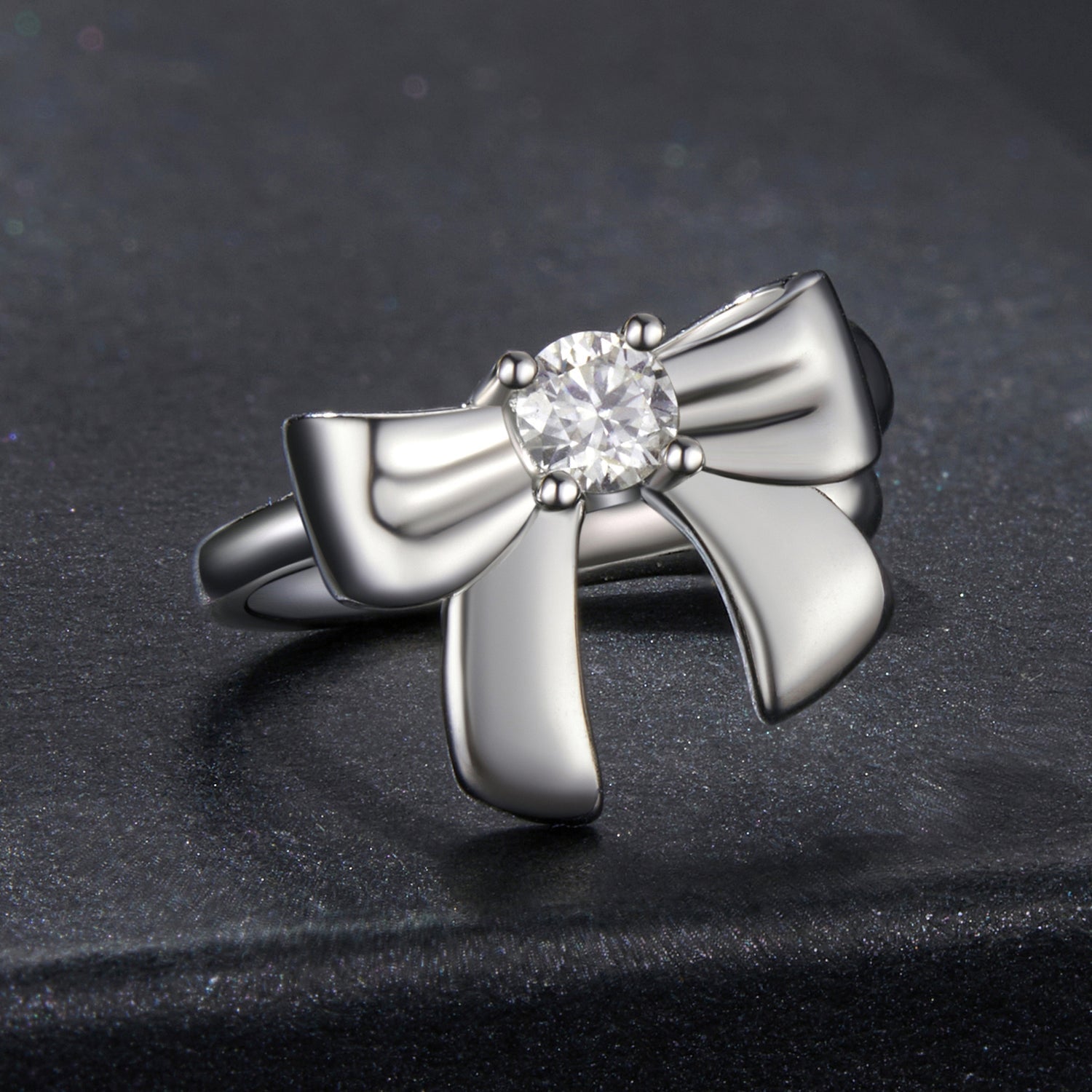 925 Sterling Silver Moissanite 0.1ct Earrings with White Gold Plating for Women DestGlow