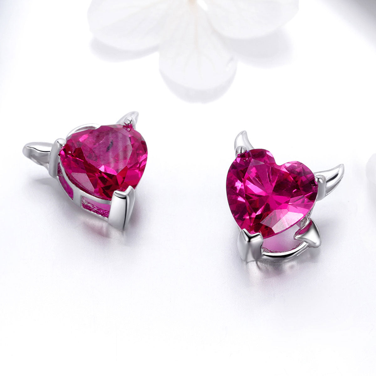 925 Sterling Silver Earrings with Pavé Setting CZ, 1*0.9cm for Women DestGlow