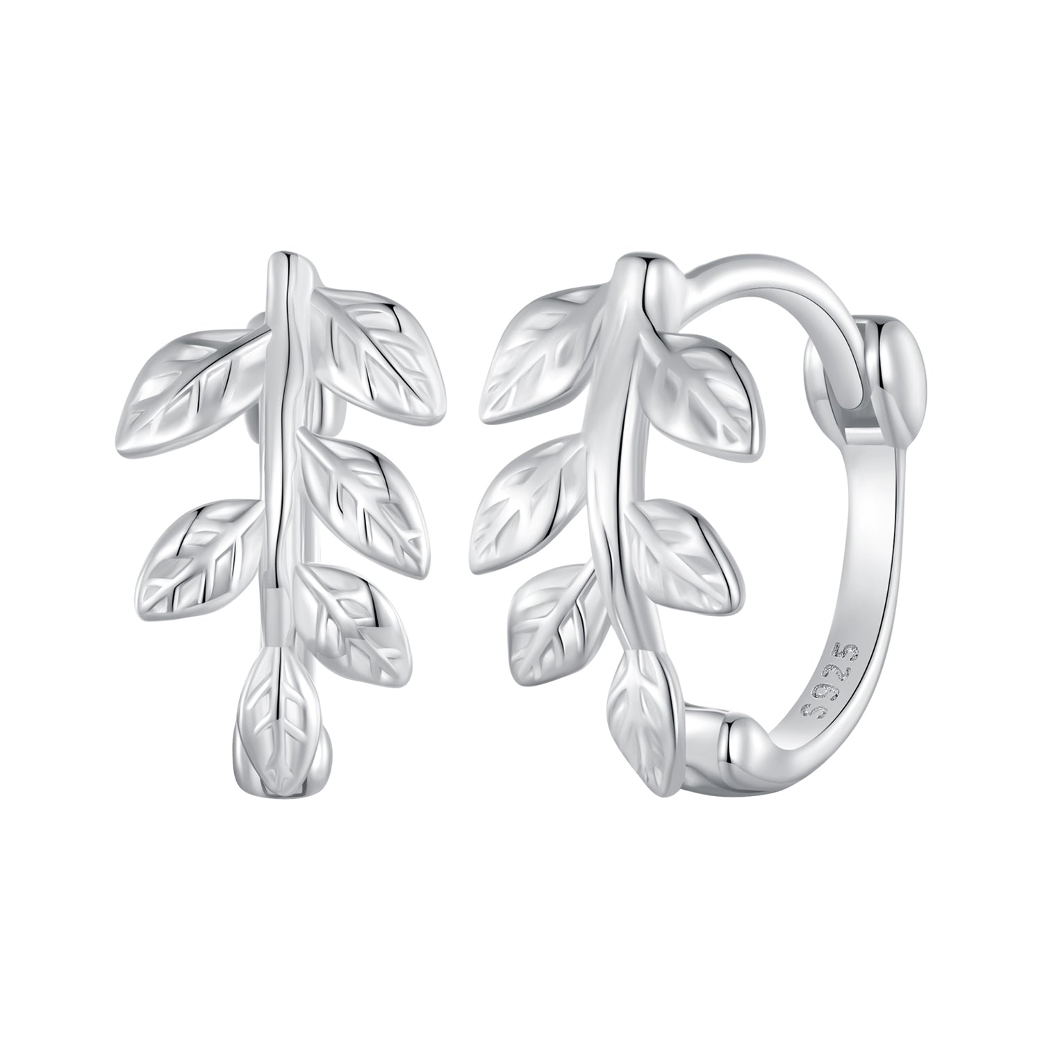 S925 Sterling Silver Earrings for Women 12x7mm DestGlow