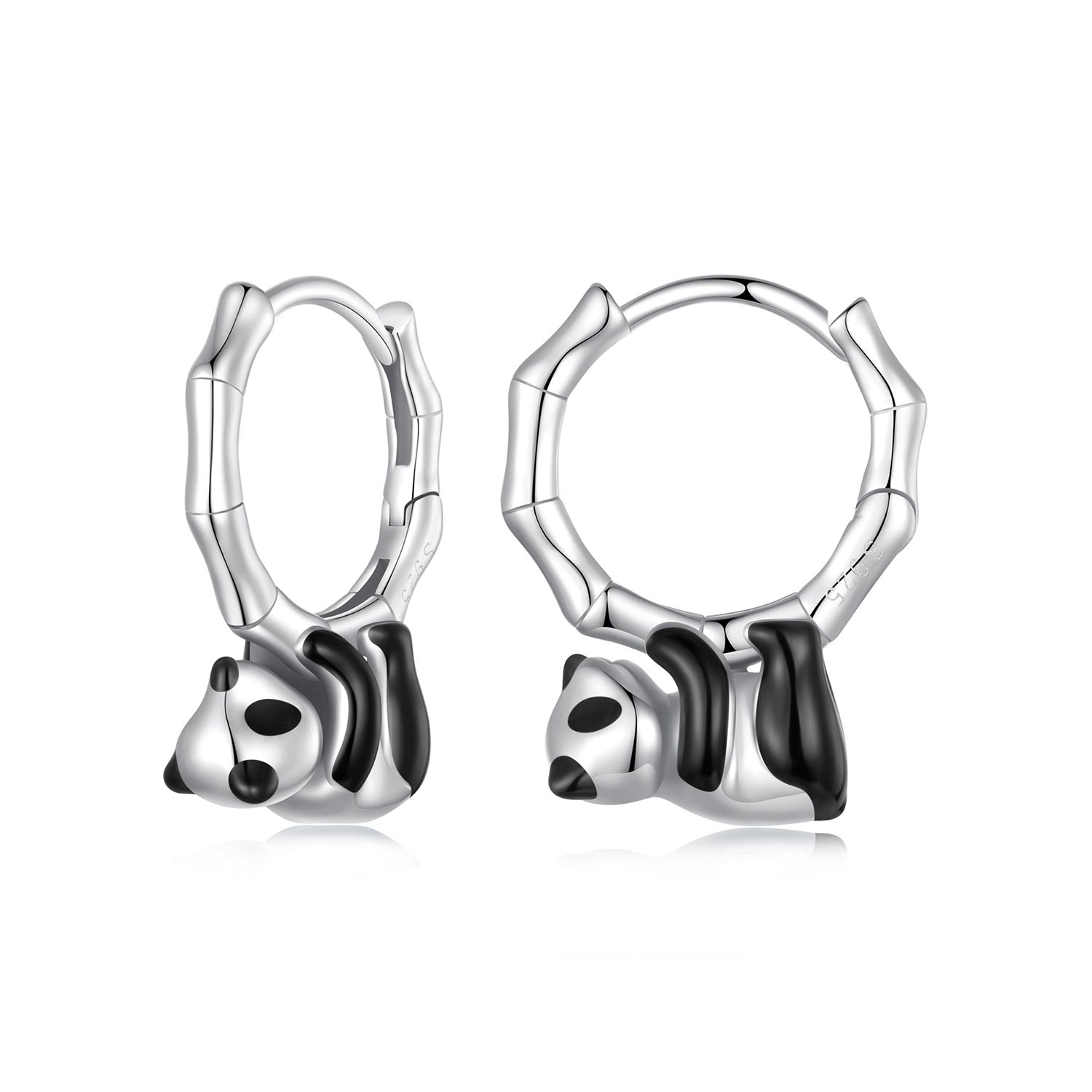 S925 Sterling Silver Enamel Earrings for Women DestGlow