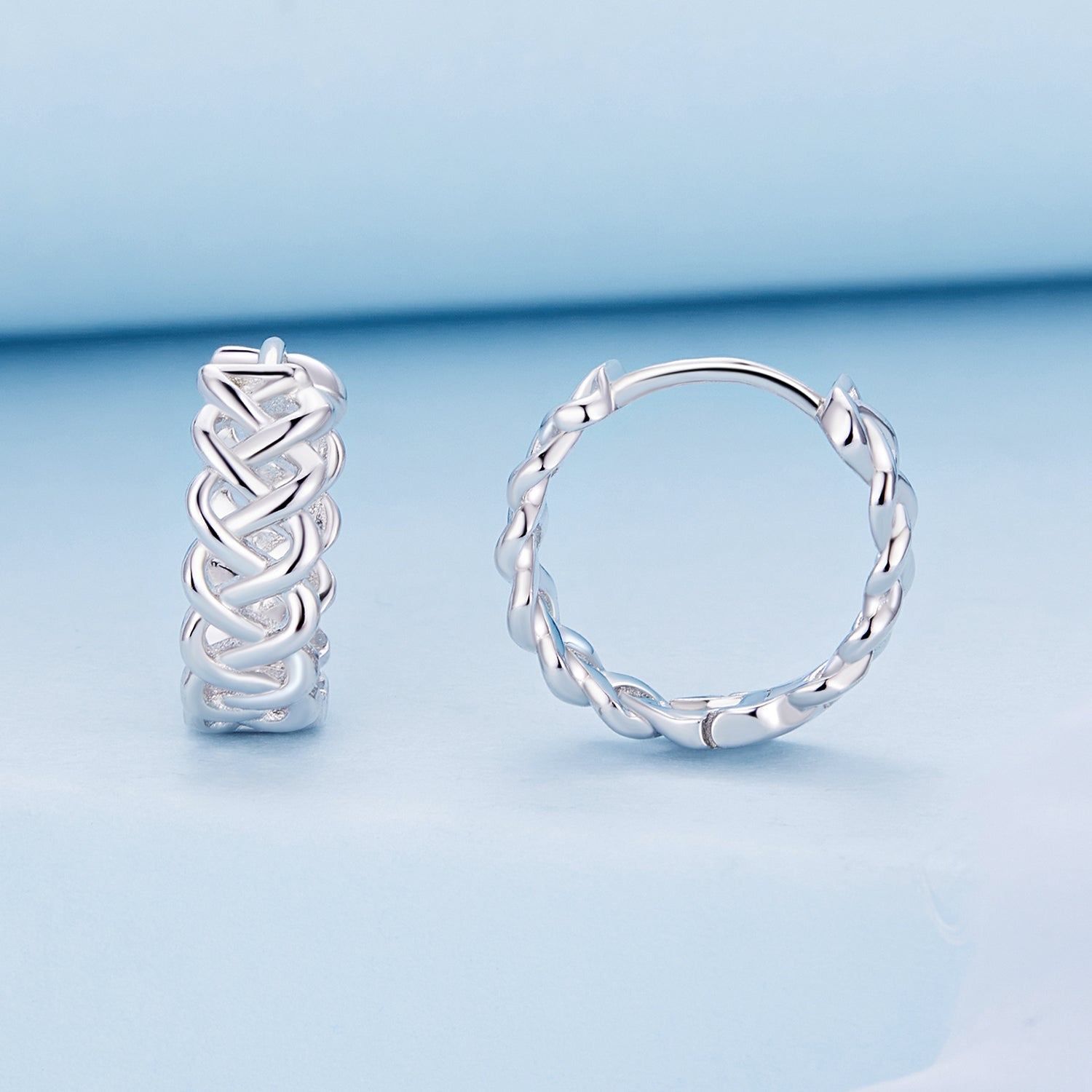 925 Sterling Silver Earrings with Platinum Plating for Women DestGlow
