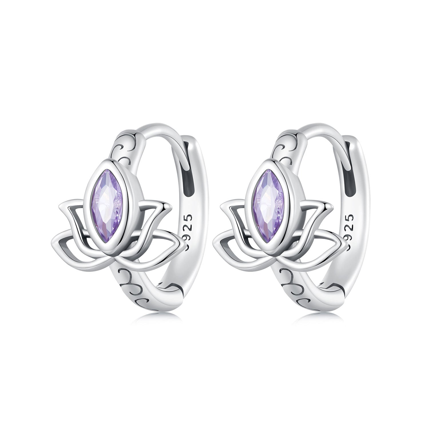 925 Sterling Silver Earrings with Pavé Setting CZ - 1.3x1.0cm - Oxidized Silver for Women DestGlow