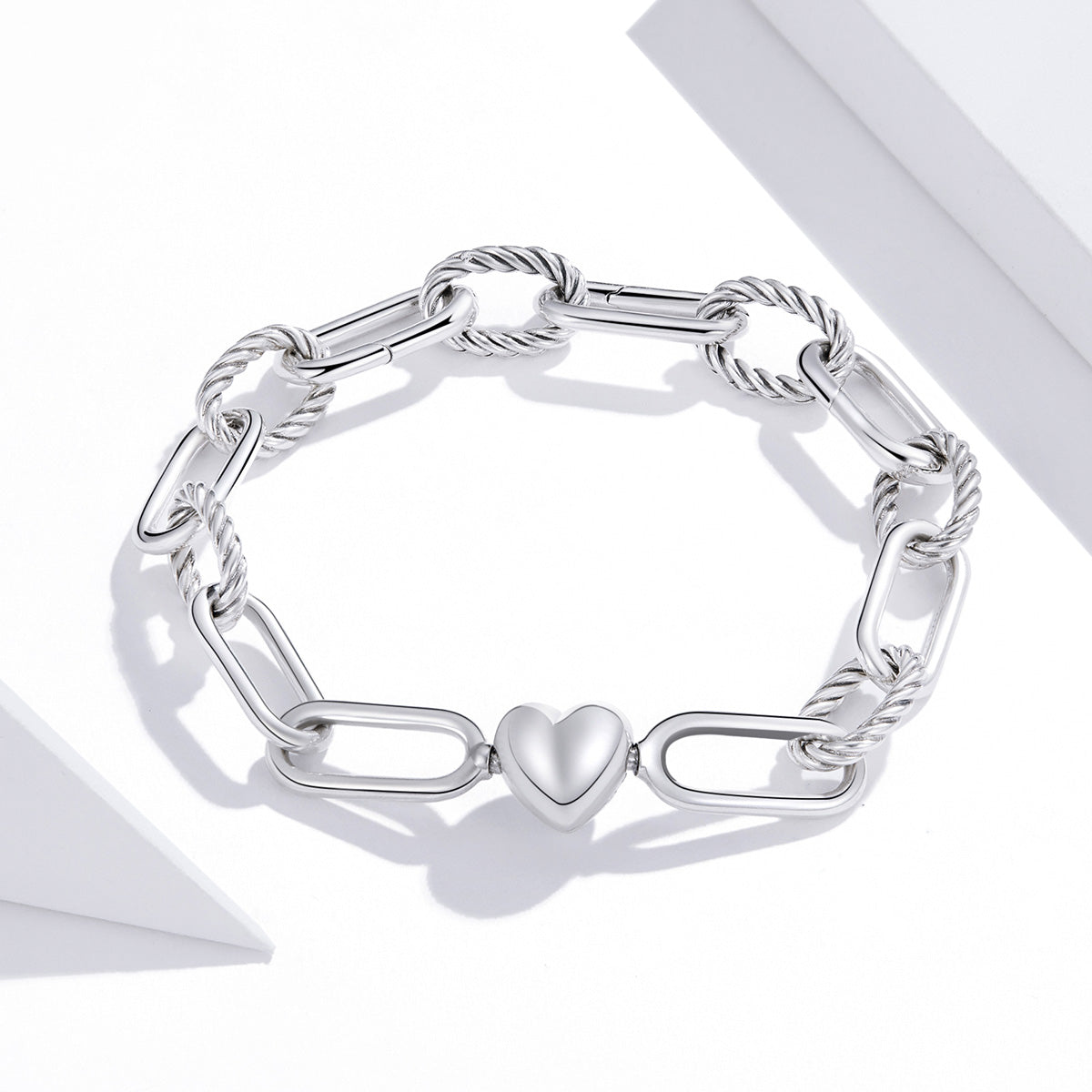 925 Sterling Silver Oxidized Bracelet 17cm for Women DestGlow