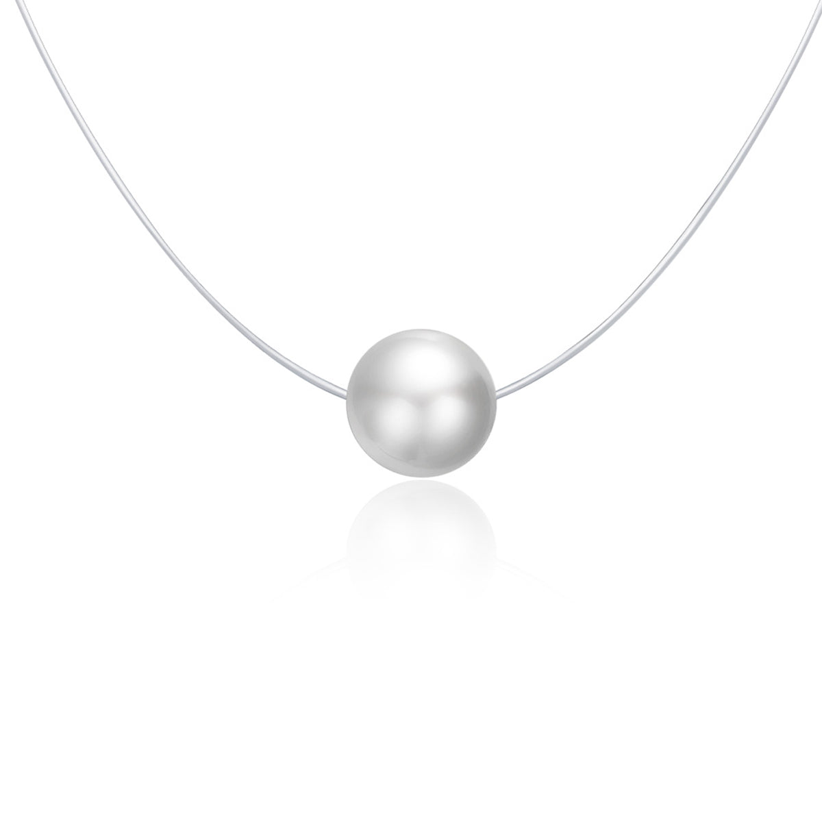 925 Sterling Silver Necklace 40cm for Women DestGlow