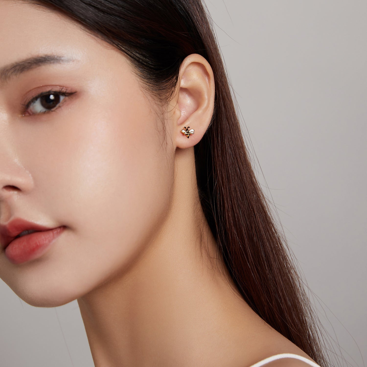 925 Sterling Silver Enamel Plated Gold Earrings DestGlow