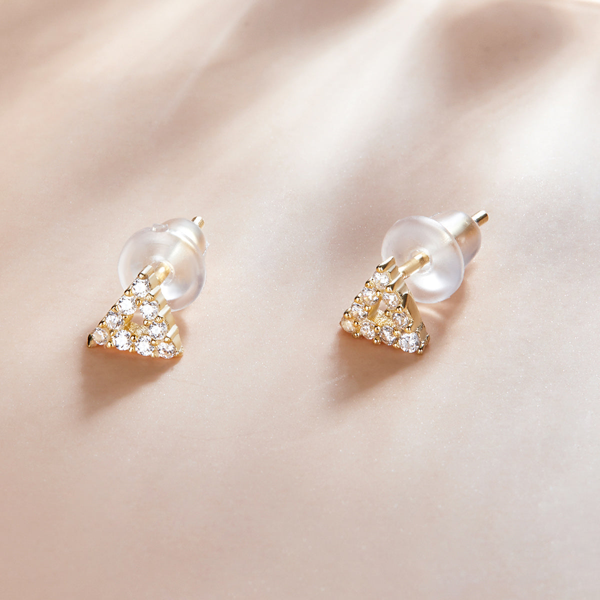 925 Sterling Silver & Plated Gold CZ Earrings for Women DestGlow