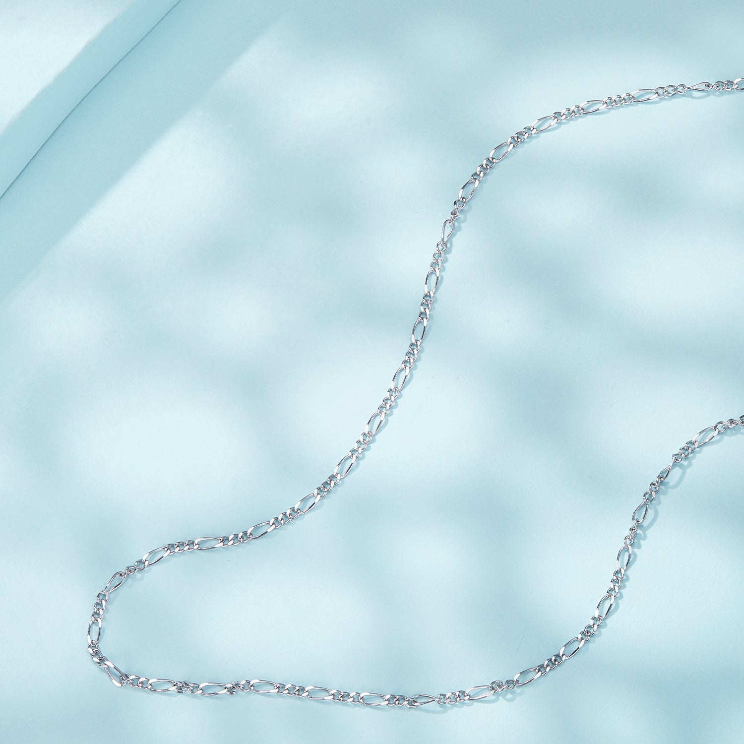 925 Sterling Silver Plated Platinum Necklace for Women DestGlow