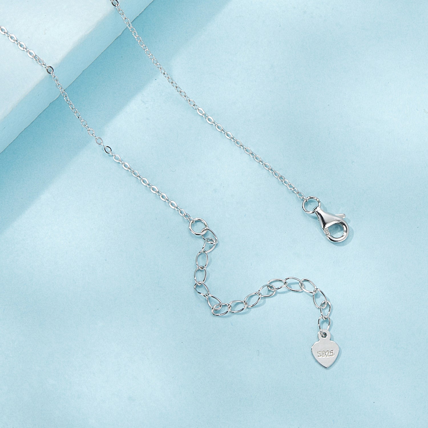 925 Sterling Silver Opal Nanometer Stone Necklace for Women DestGlow