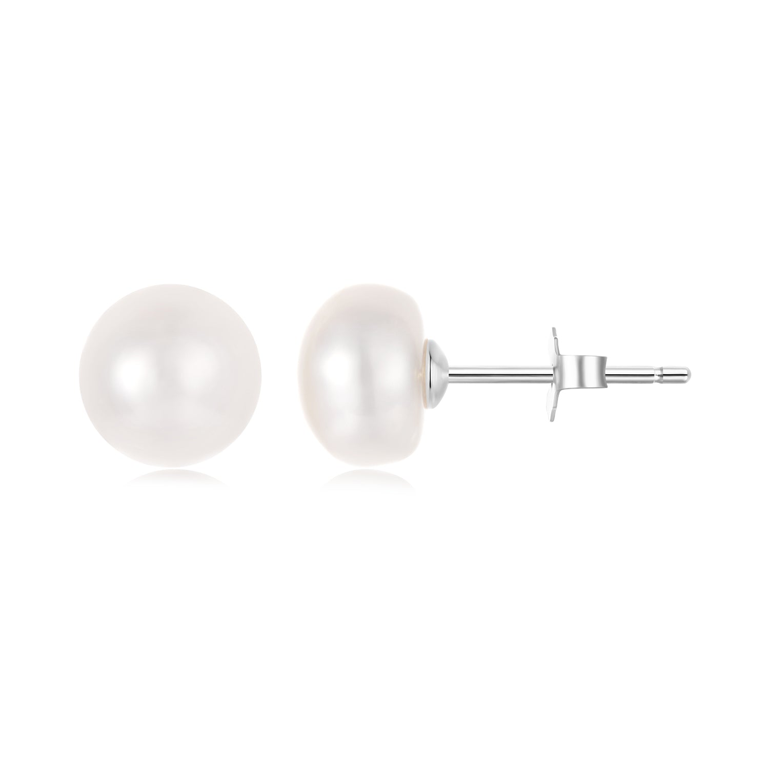 925 Sterling Silver Freshwater Pearl Earrings for Women DestGlow