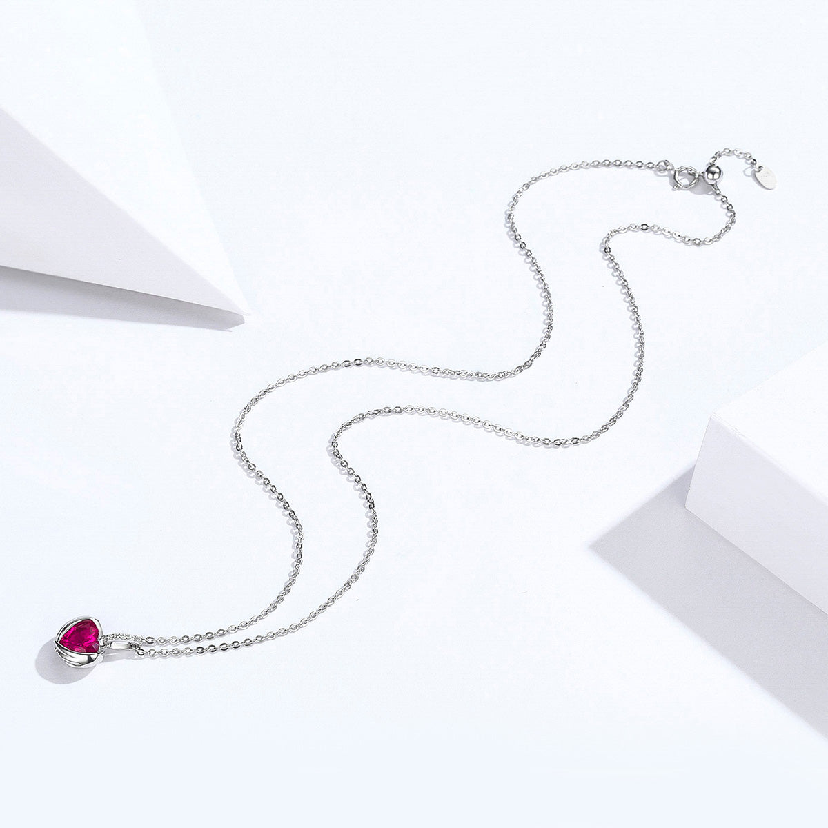 925 Sterling Silver Necklace 45cm for Women DestGlow