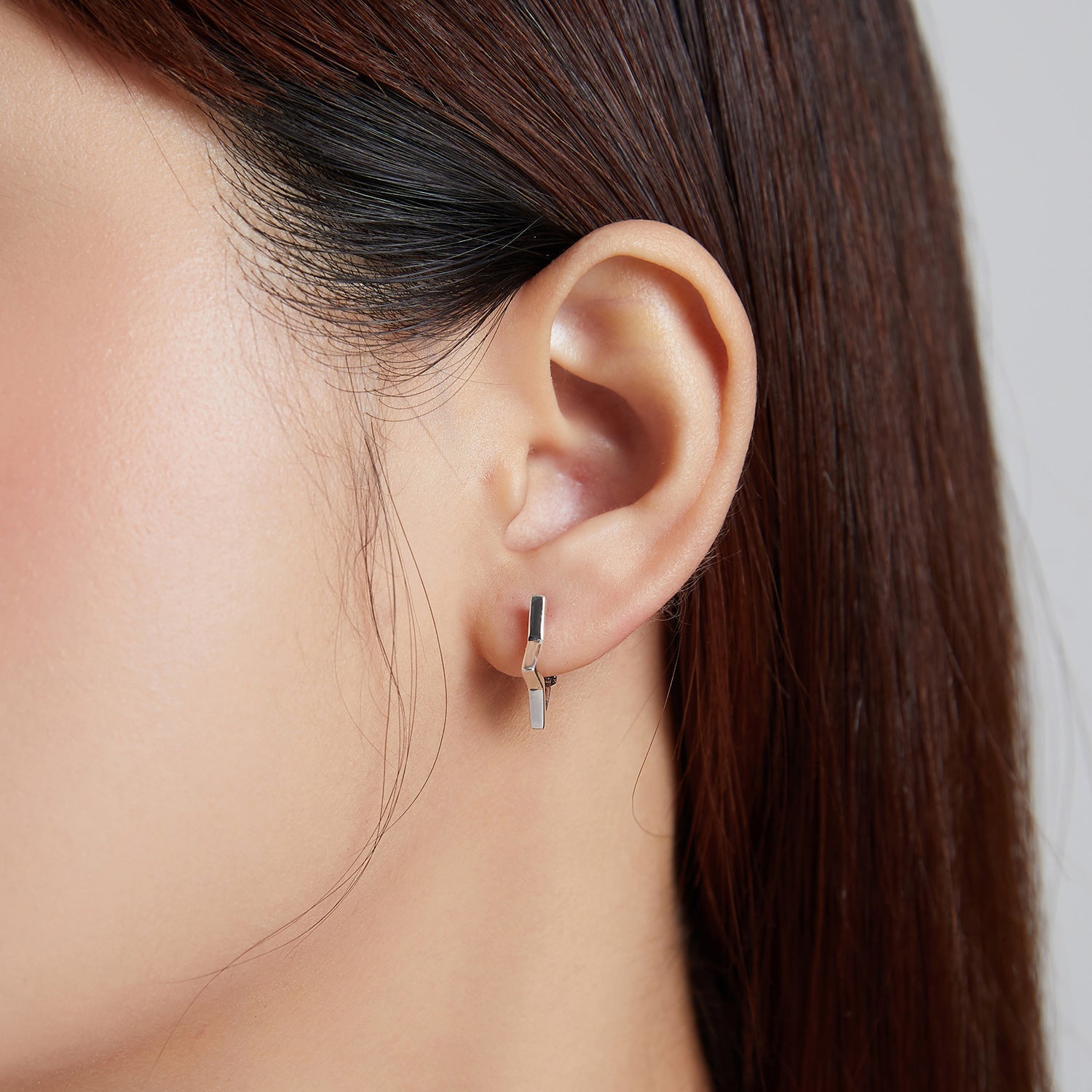 925 Sterling Silver Earrings 1.5cm x 1.7cm for Women DestGlow