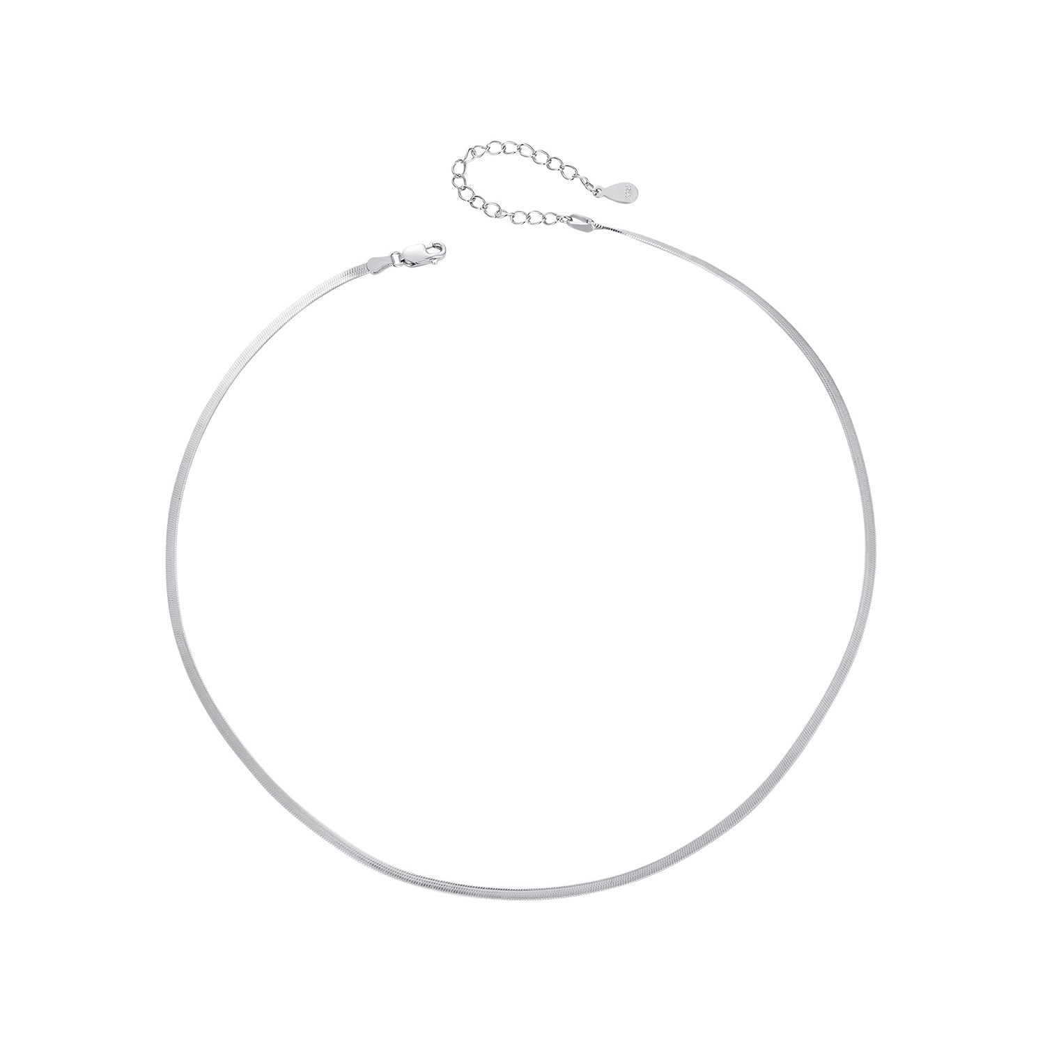 925 Sterling Silver Necklaces for Women - Length 400mm DestGlow