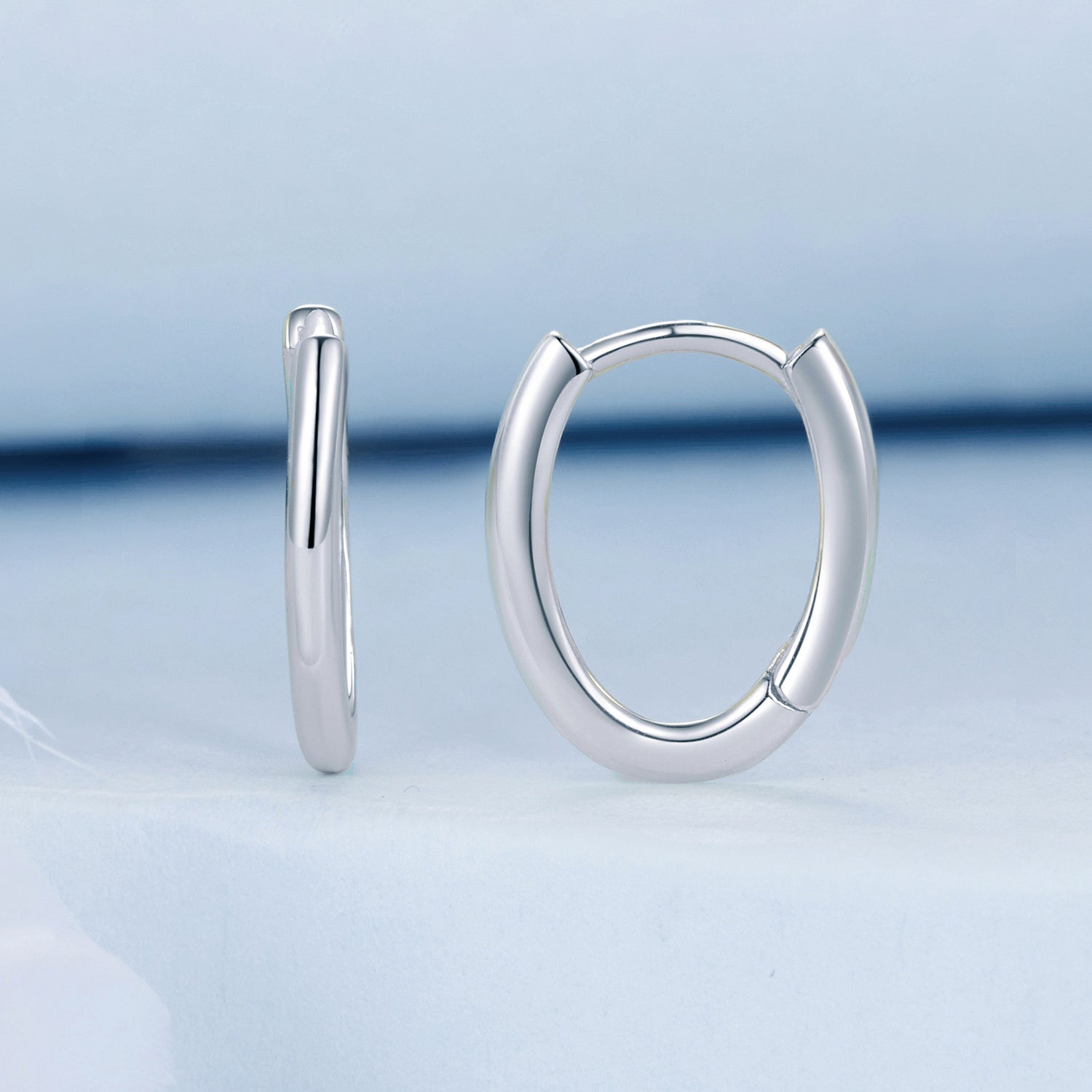 925 Sterling Silver Earrings - 14x2mm with Oxidized Finish for Women DestGlow