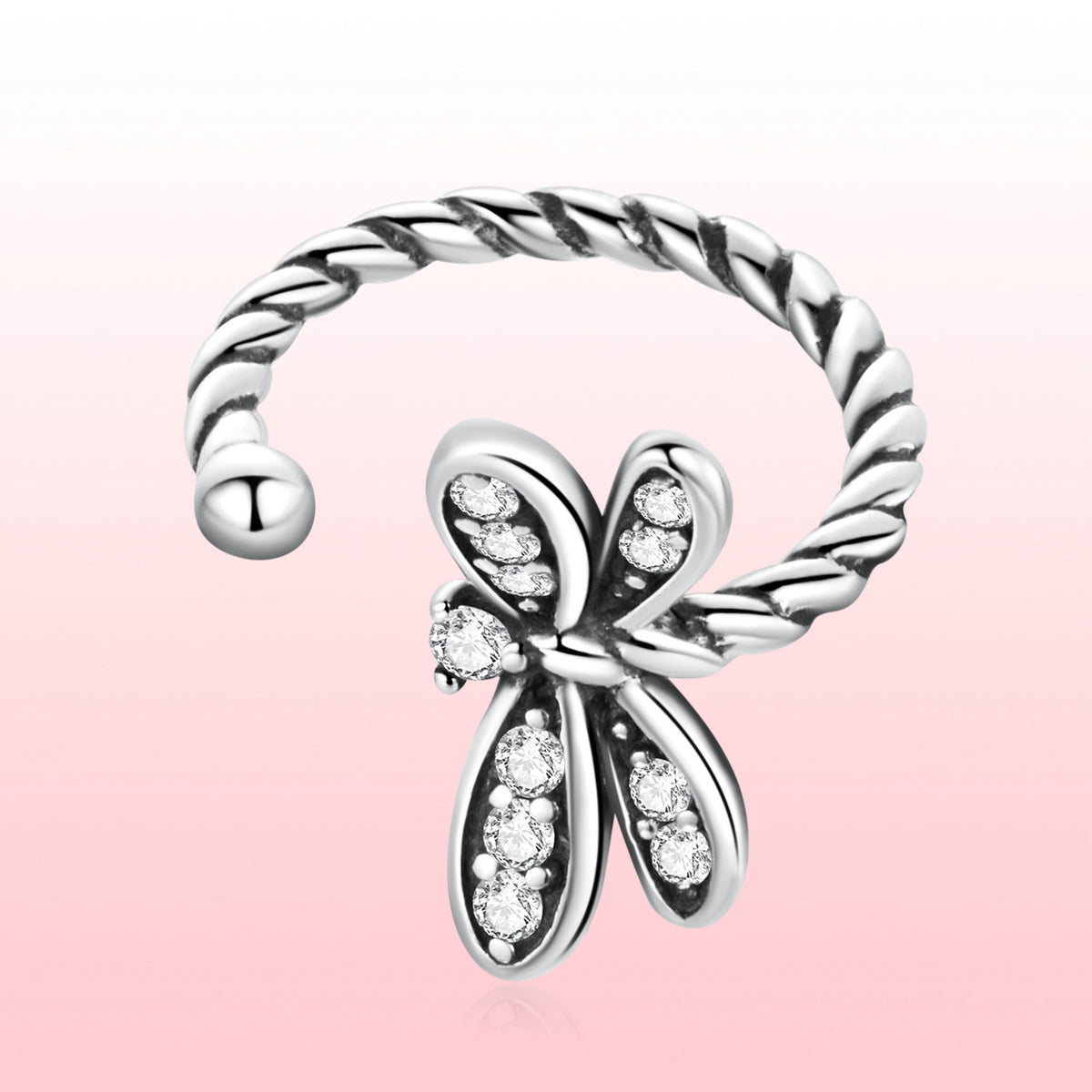 925 Sterling Silver Earrings with Pavé Setting and CZ for Women DestGlow