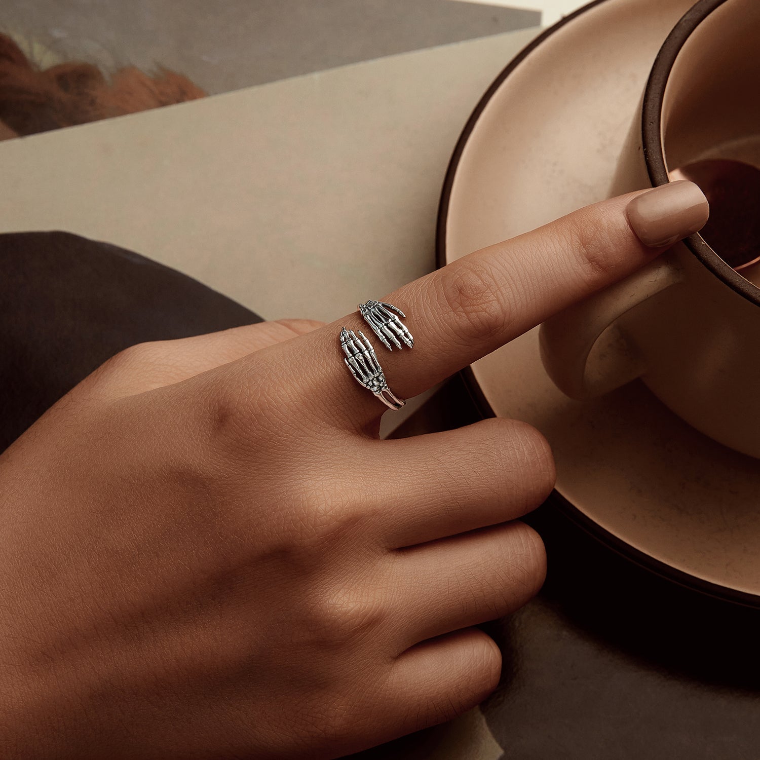 925 Sterling Silver Oxidized 0.2cm Ring DestGlow