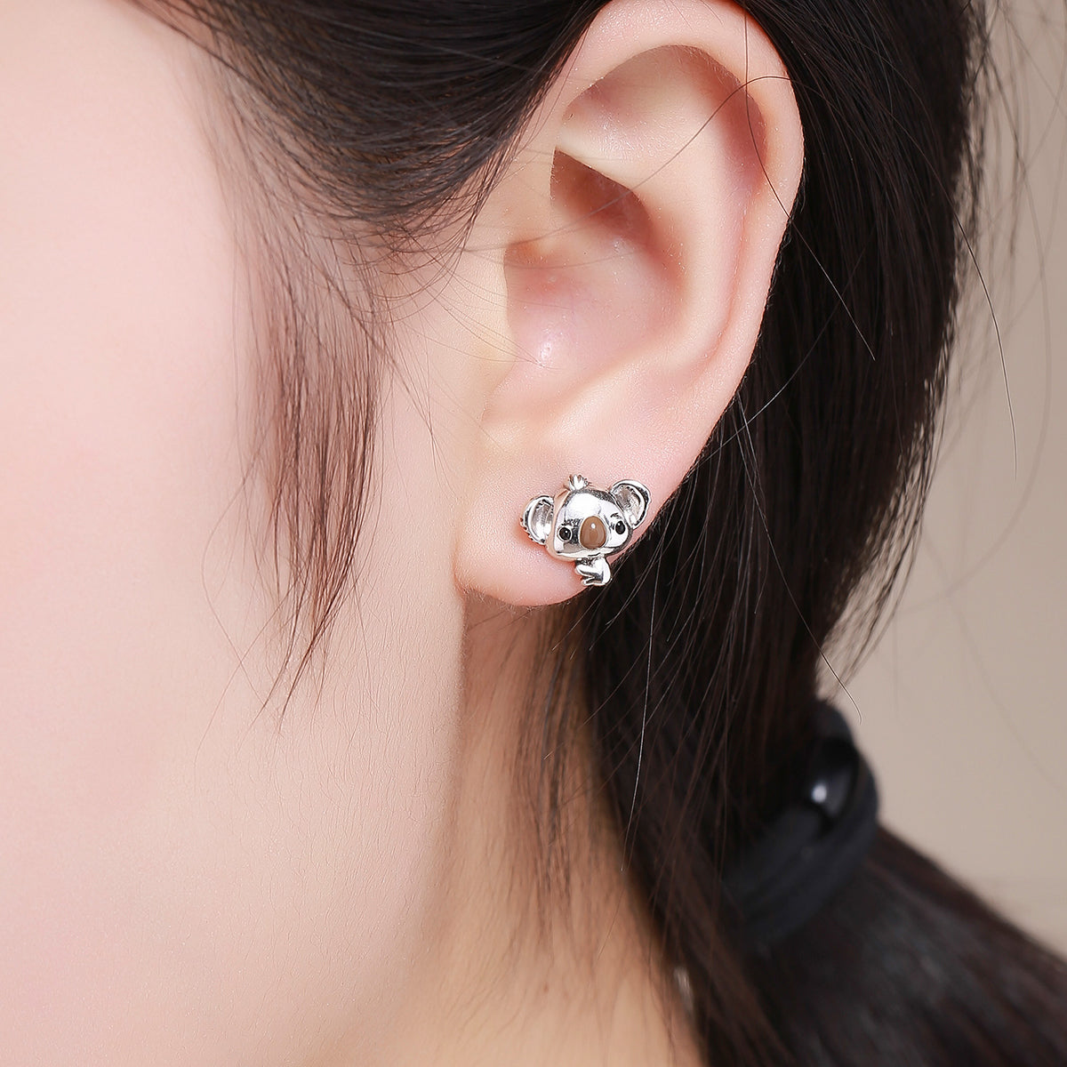 925 Sterling Silver Earrings 1.1*1.2cm for Women DestGlow