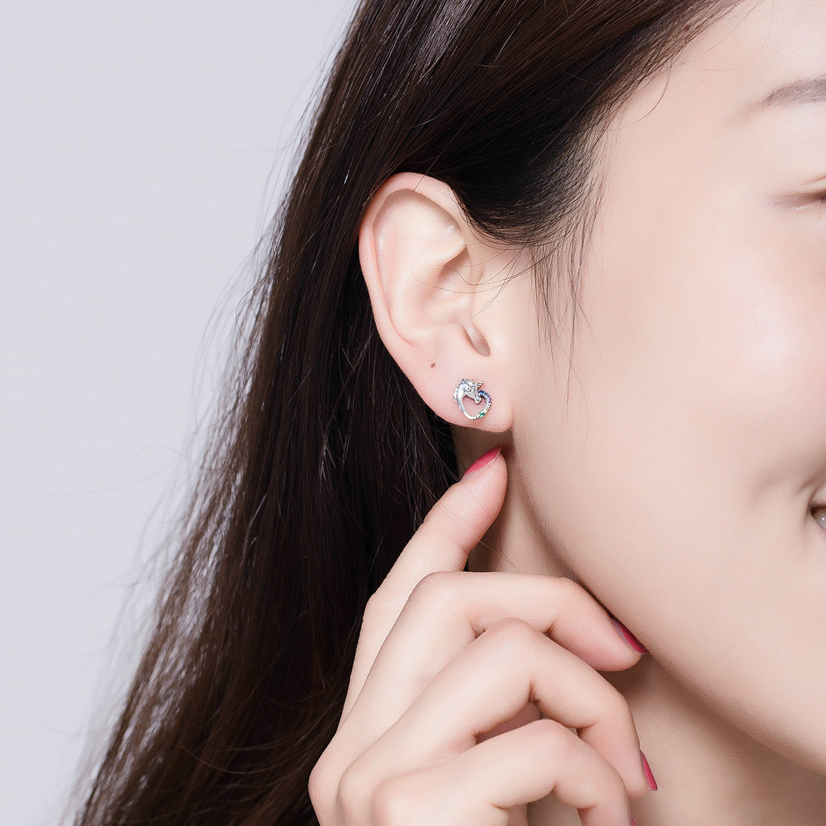 925 Sterling Silver Earrings with Oxidized Finish and Pavé Setting DestGlow